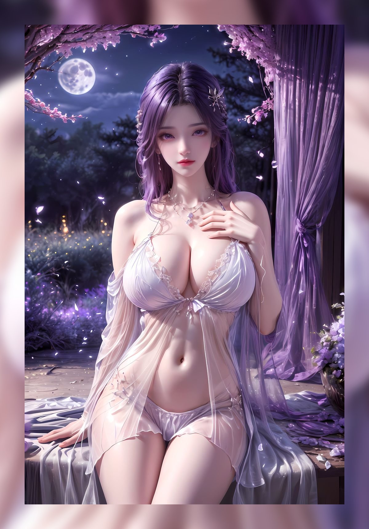 炸裂的ai桌布完美世界云曦4k图包下载