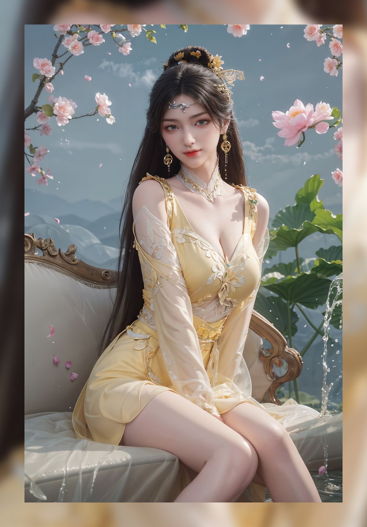 精美的ai桌面诛仙金瓶儿高质量6k壁纸打包