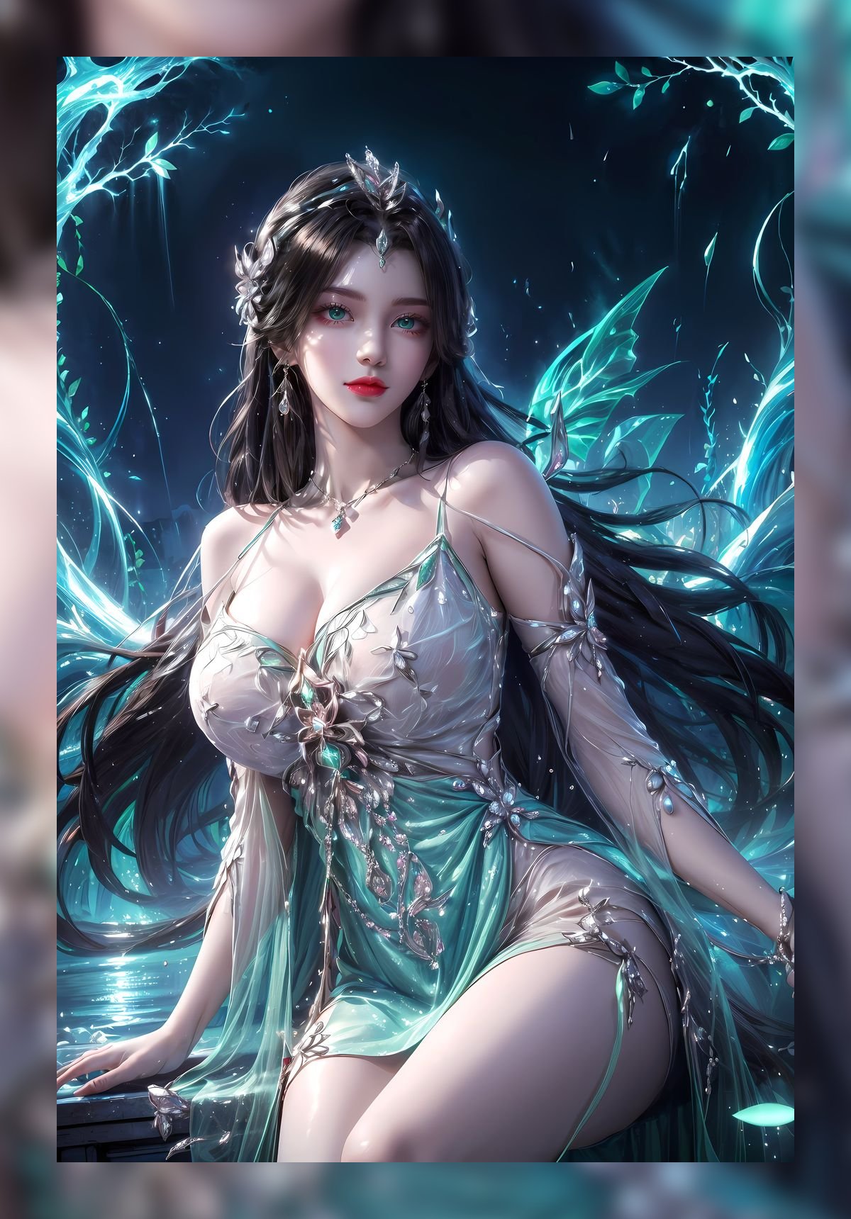 国潮ai桌布完美世界柳神精美8k下载打包