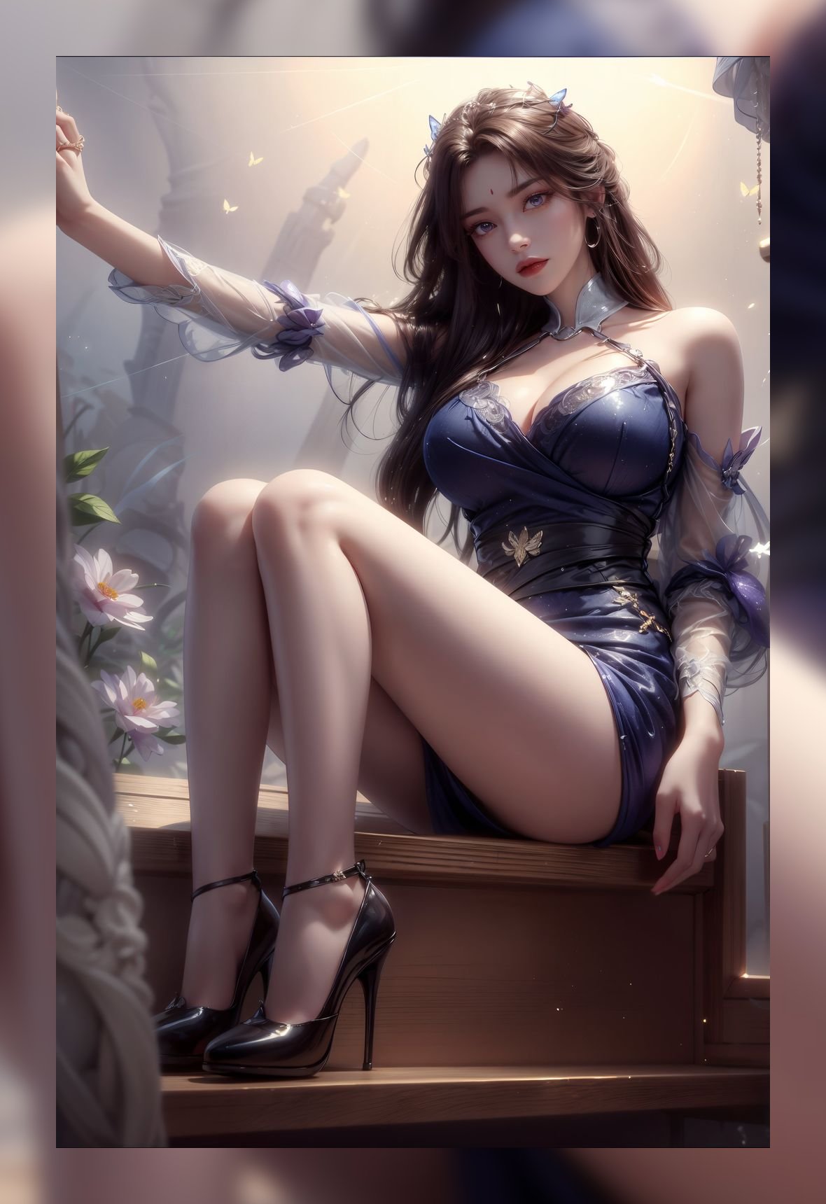 优秀作品ai女生完美世界月婵高分辨率8k壁纸打包