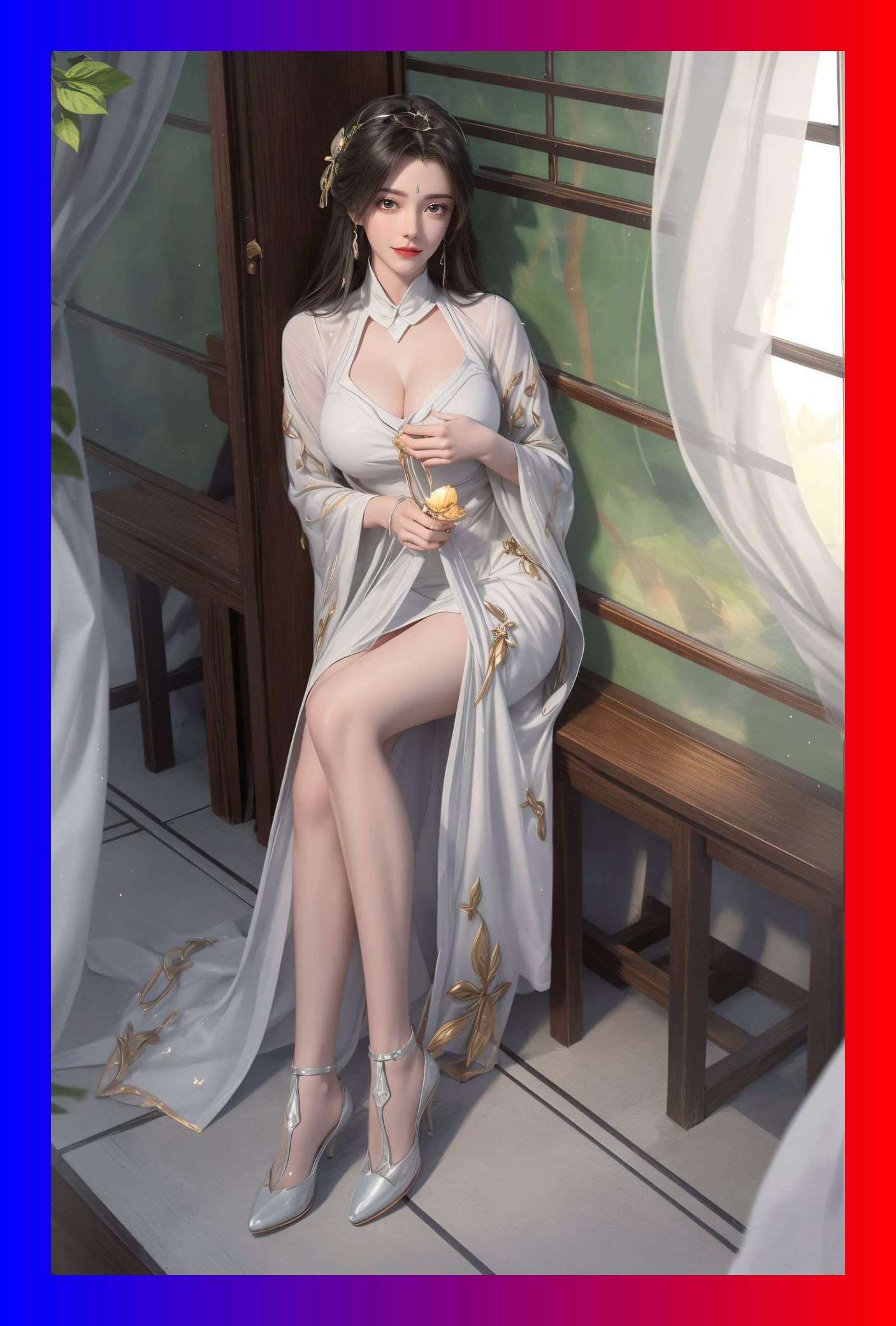 优秀的建模身材完美世界柳神8k壁纸打包