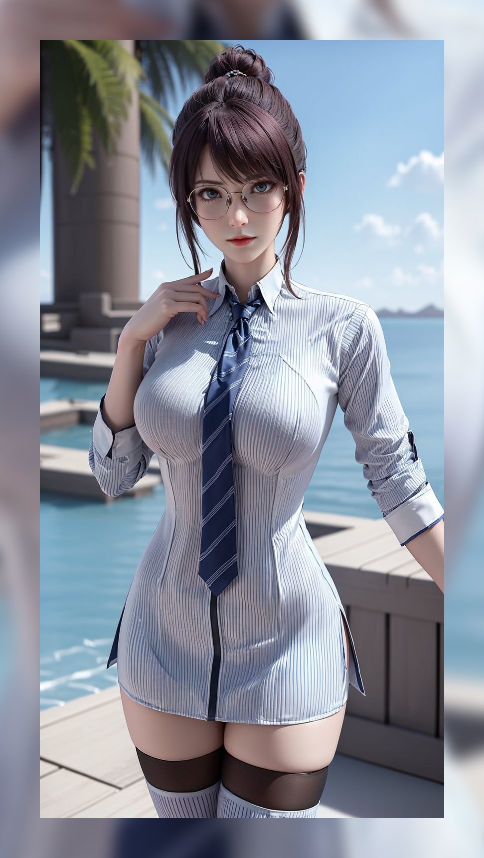 热门ai女生无限世界岚精美8k图包壁纸