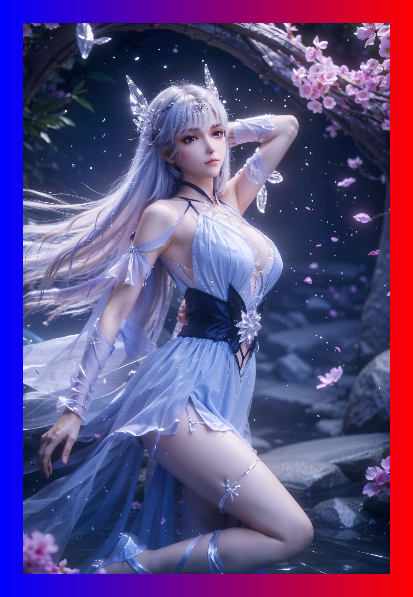 火爆ai壁纸神印王座圣采儿超清6k壁纸打包