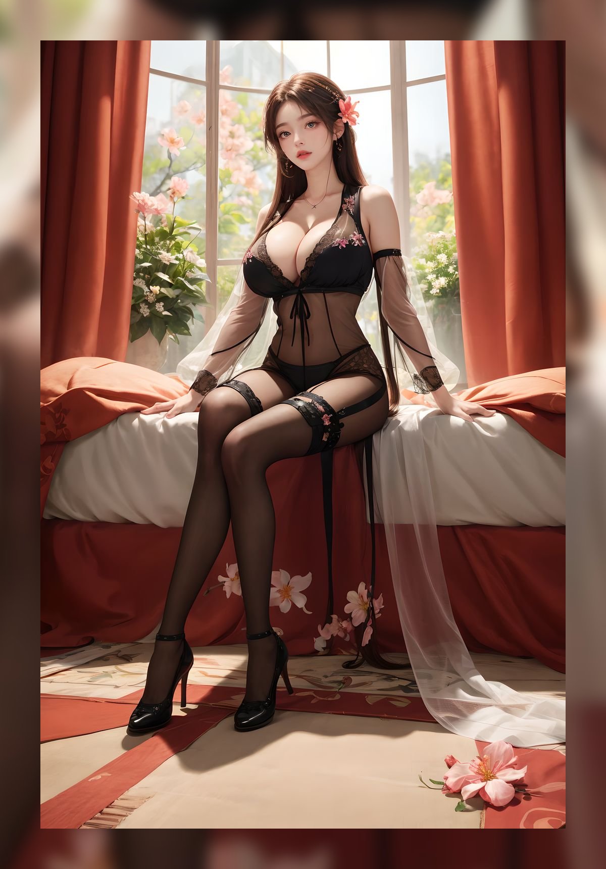 优秀作品ai生成完美世界火灵儿优质6k壁纸打包