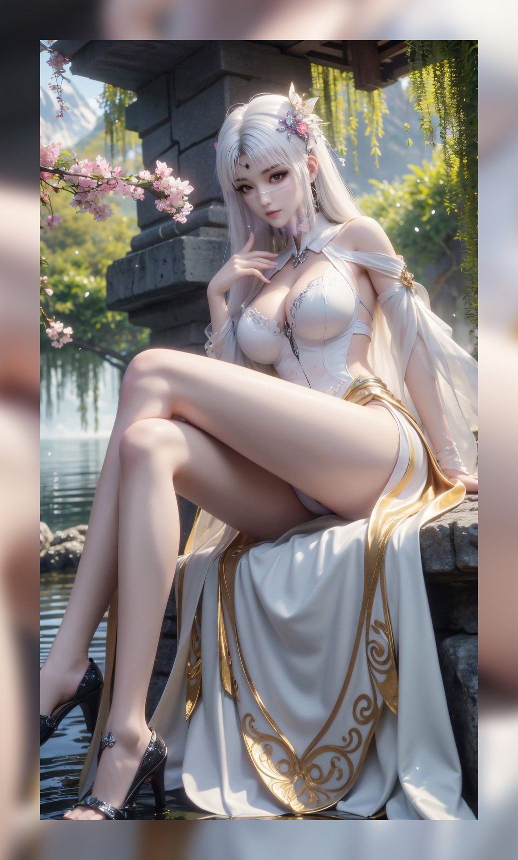 精美的ai女神斗破苍穹小医仙高质量6k打包壁纸