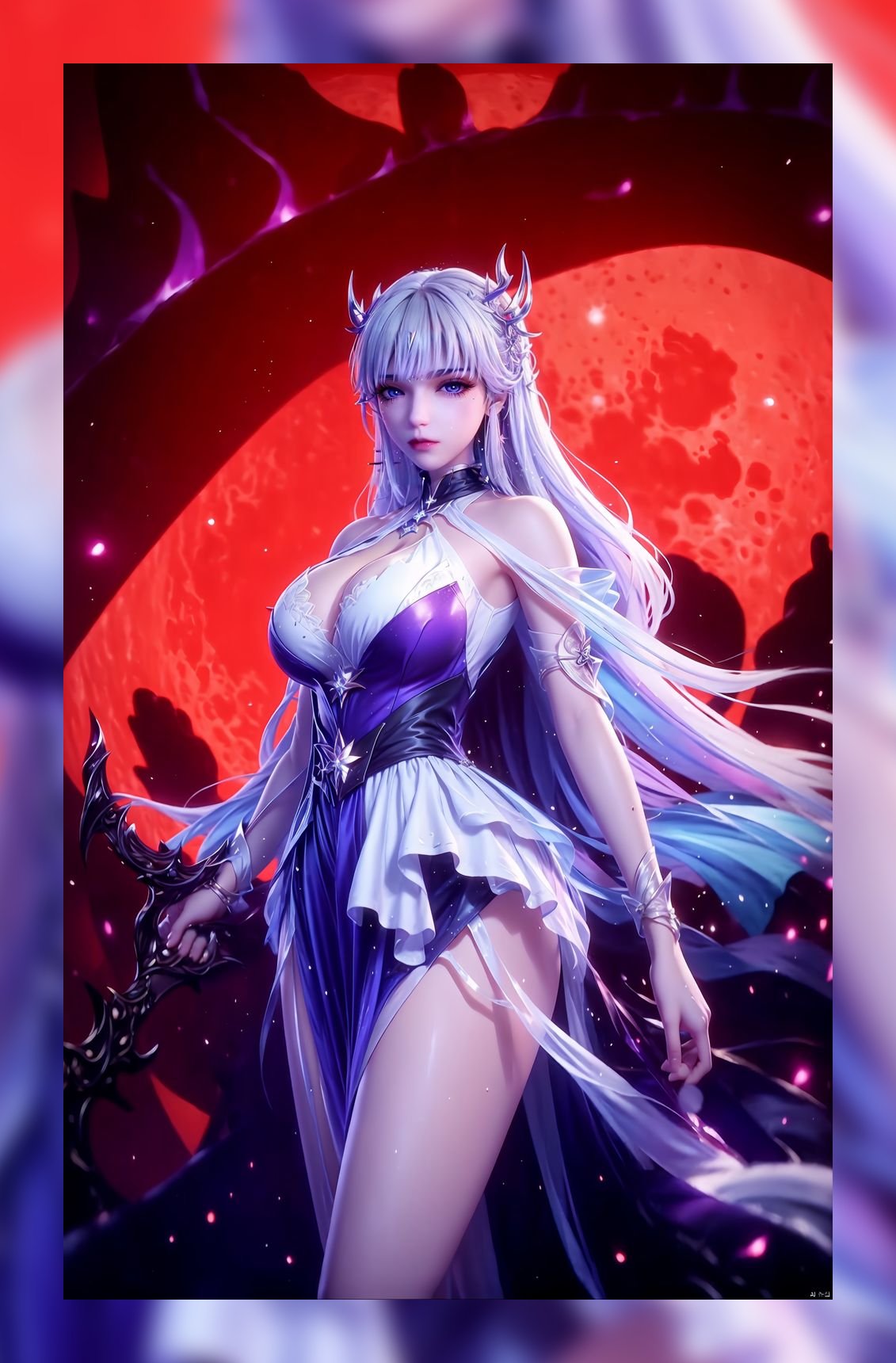 最新素材神印王座圣采儿高清8k打包壁纸