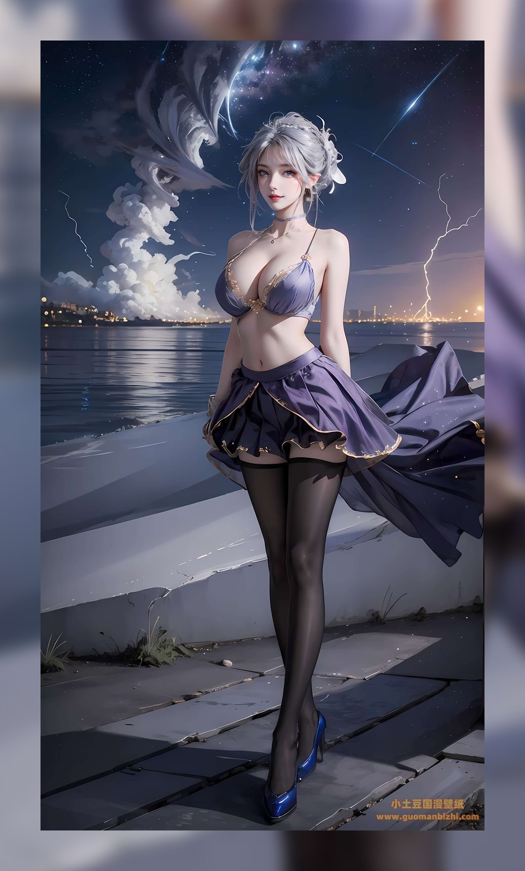 炸裂的ai作品鬼刀海琴烟精美4k图包打包