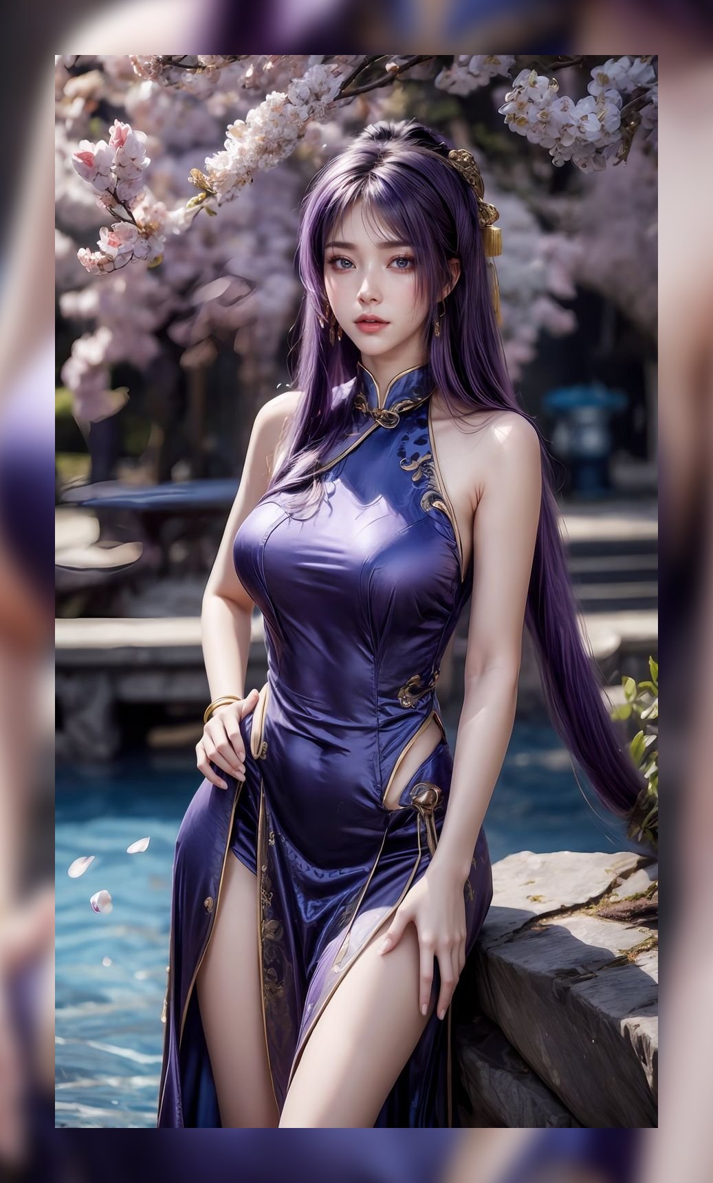 国潮ai生成遮天姬紫月精美8k压缩打包