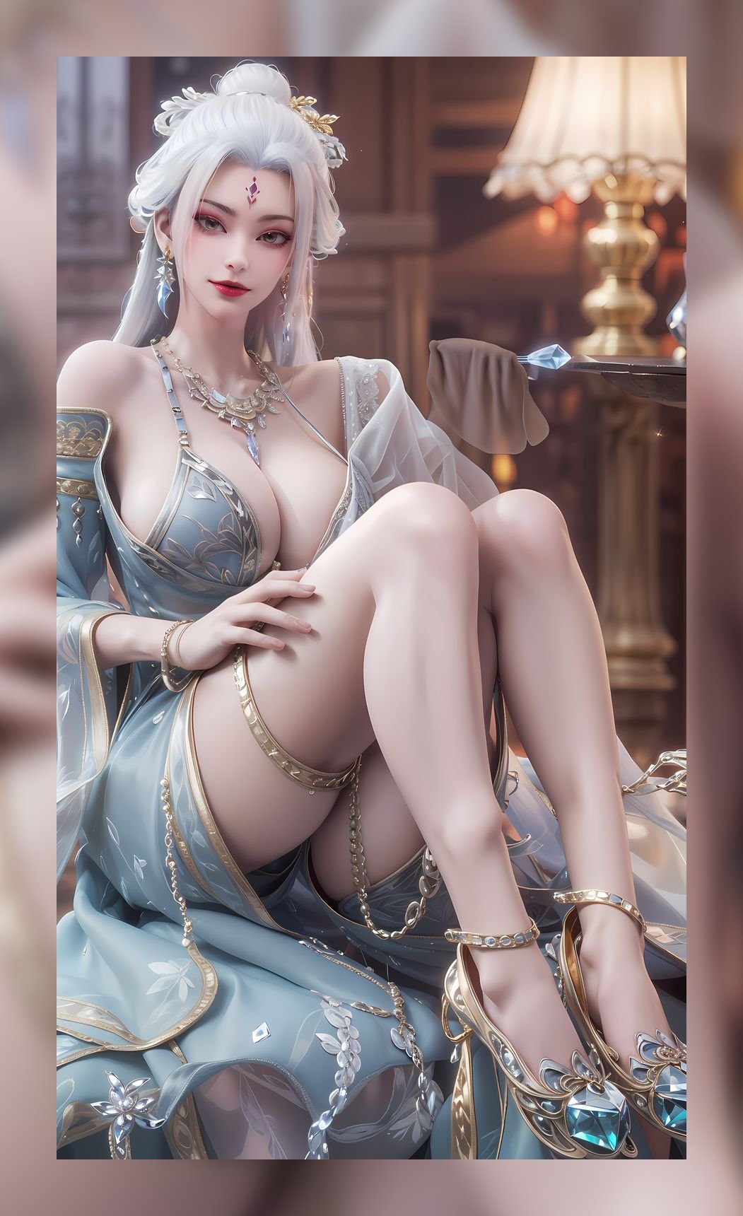 优秀的ai女生诛仙小白超清4k图包壁纸