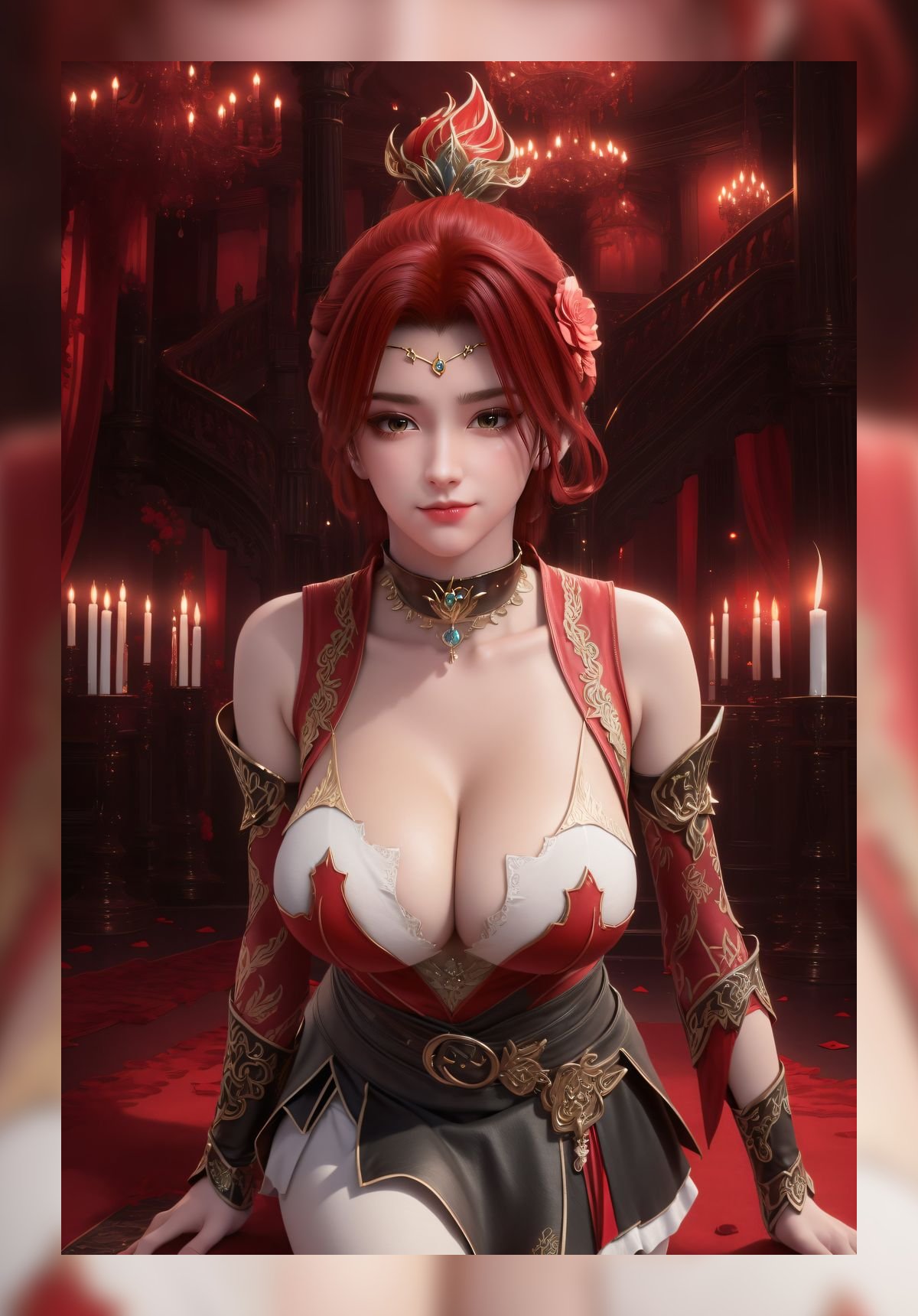 新出炉ai绘画斗破苍穹唐火儿超清8k壁纸下载