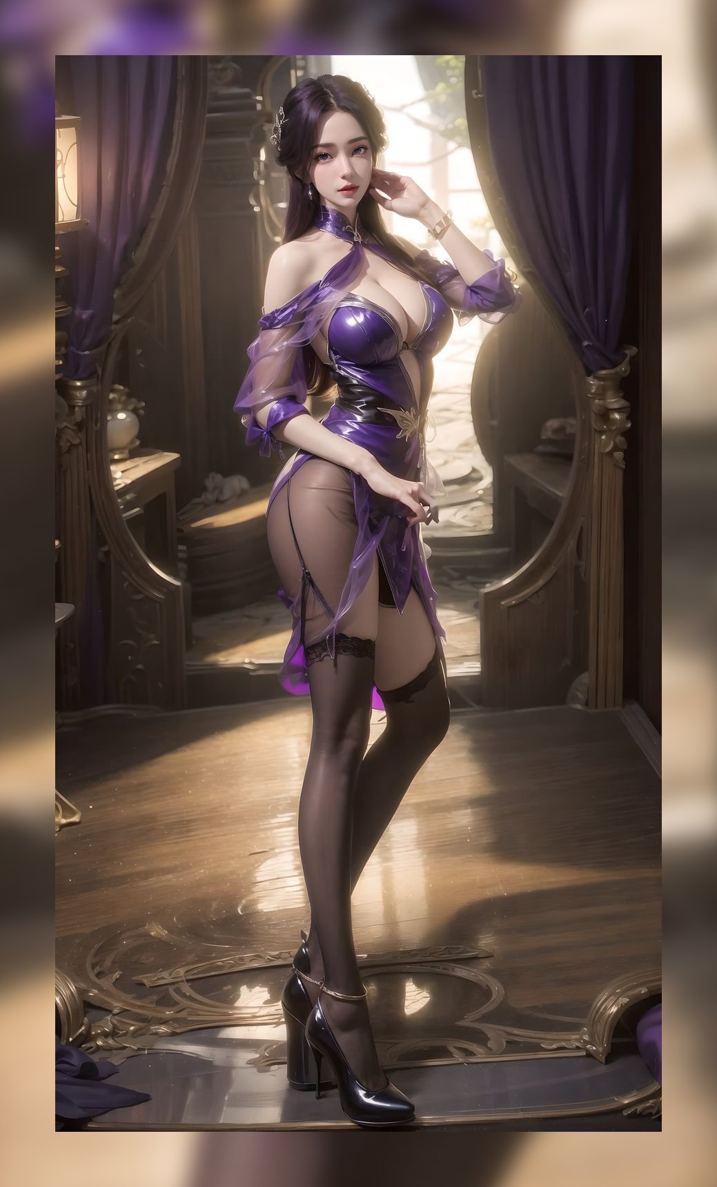 新出炉ai美女完美世界云曦高清8k壁纸打包