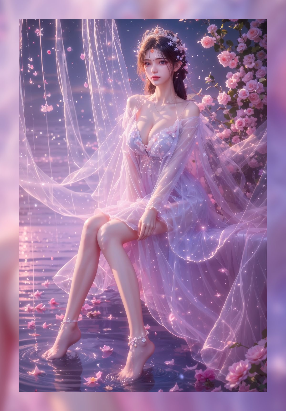 优秀作品ai美女仙逆李慕婉4k壁纸打包