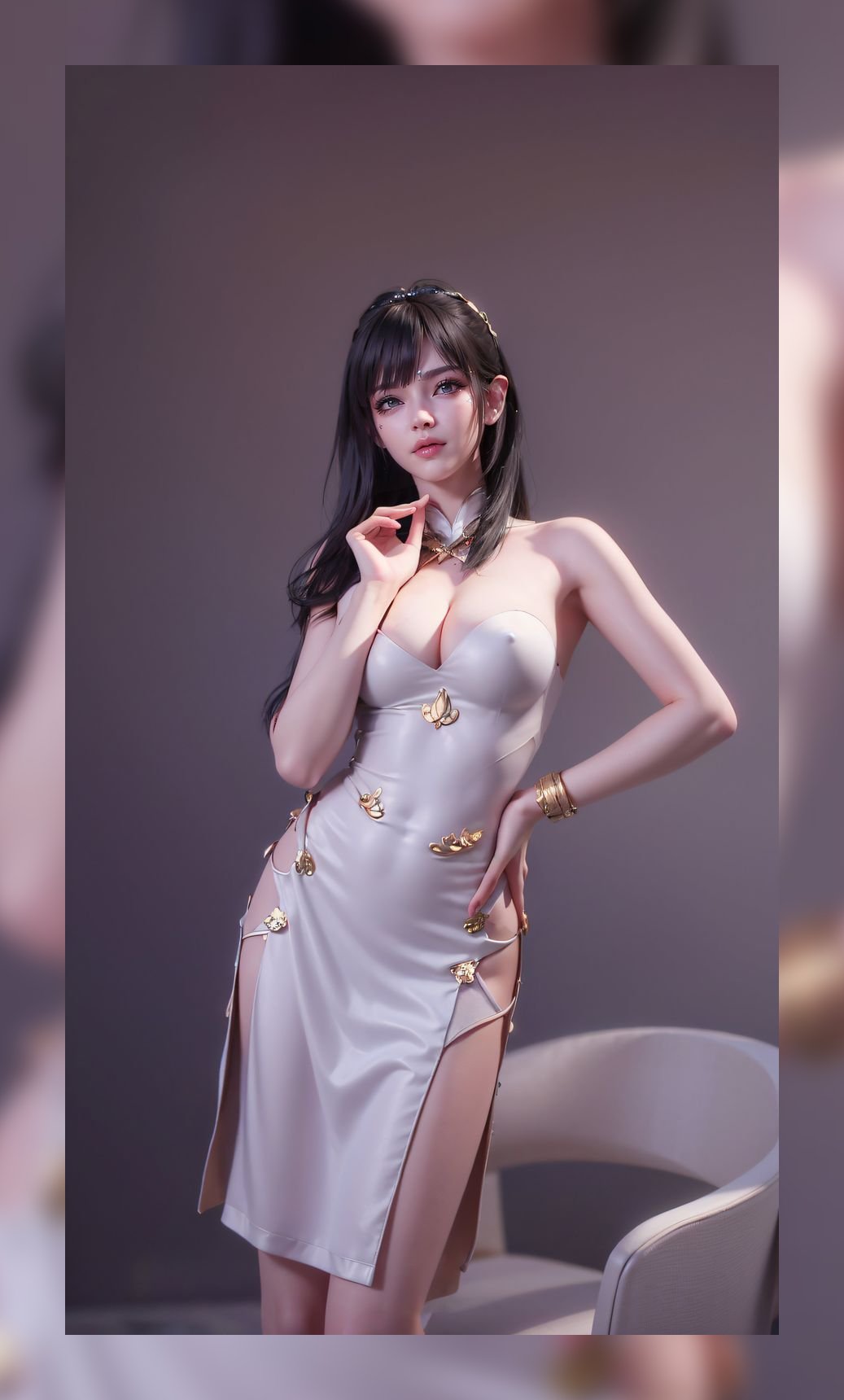 炫酷的ai作品斗破苍穹凤清儿高质量8k壁纸下载