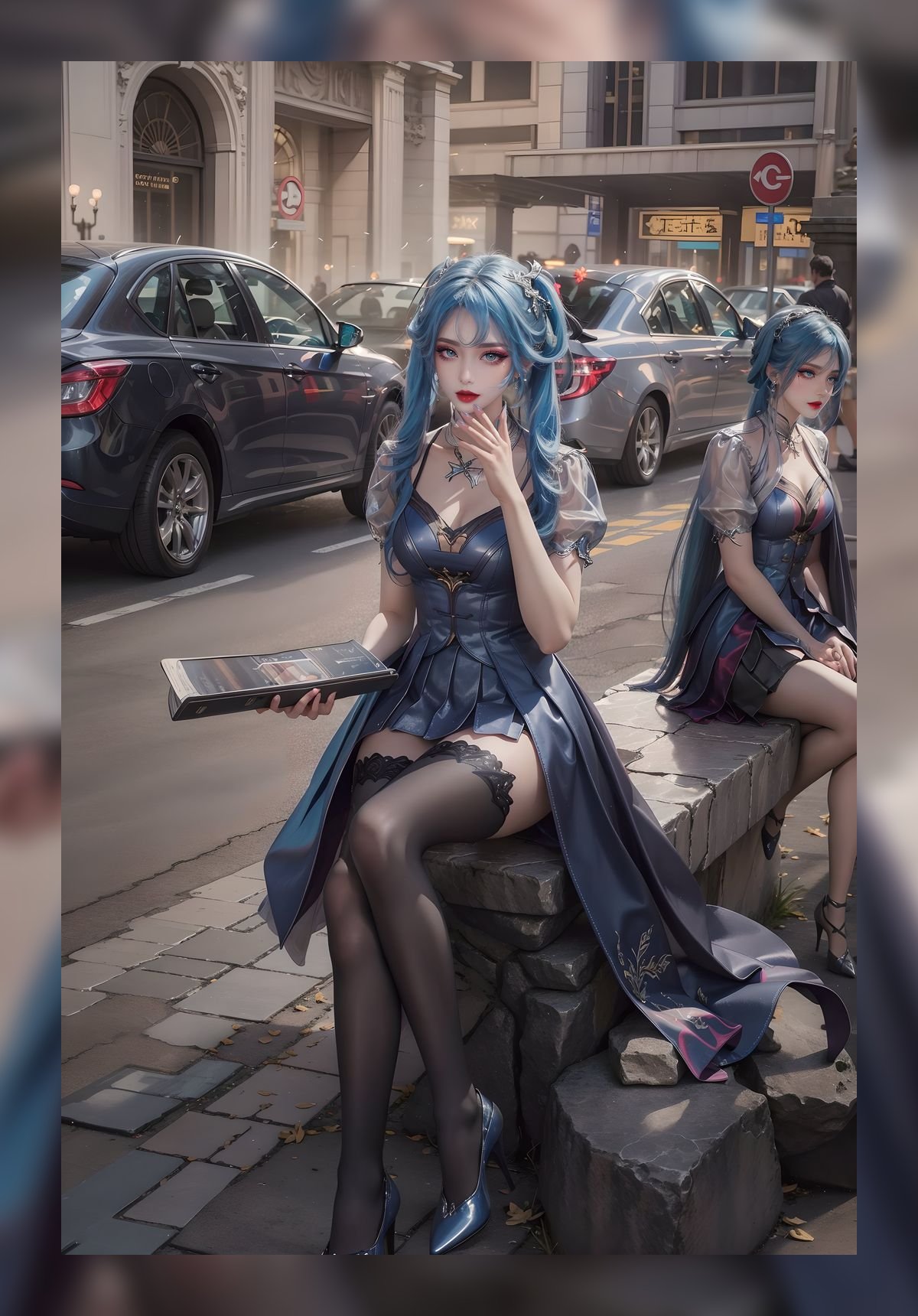 新出炉ai桌布绝世唐门唐舞桐高质量8k打包壁纸