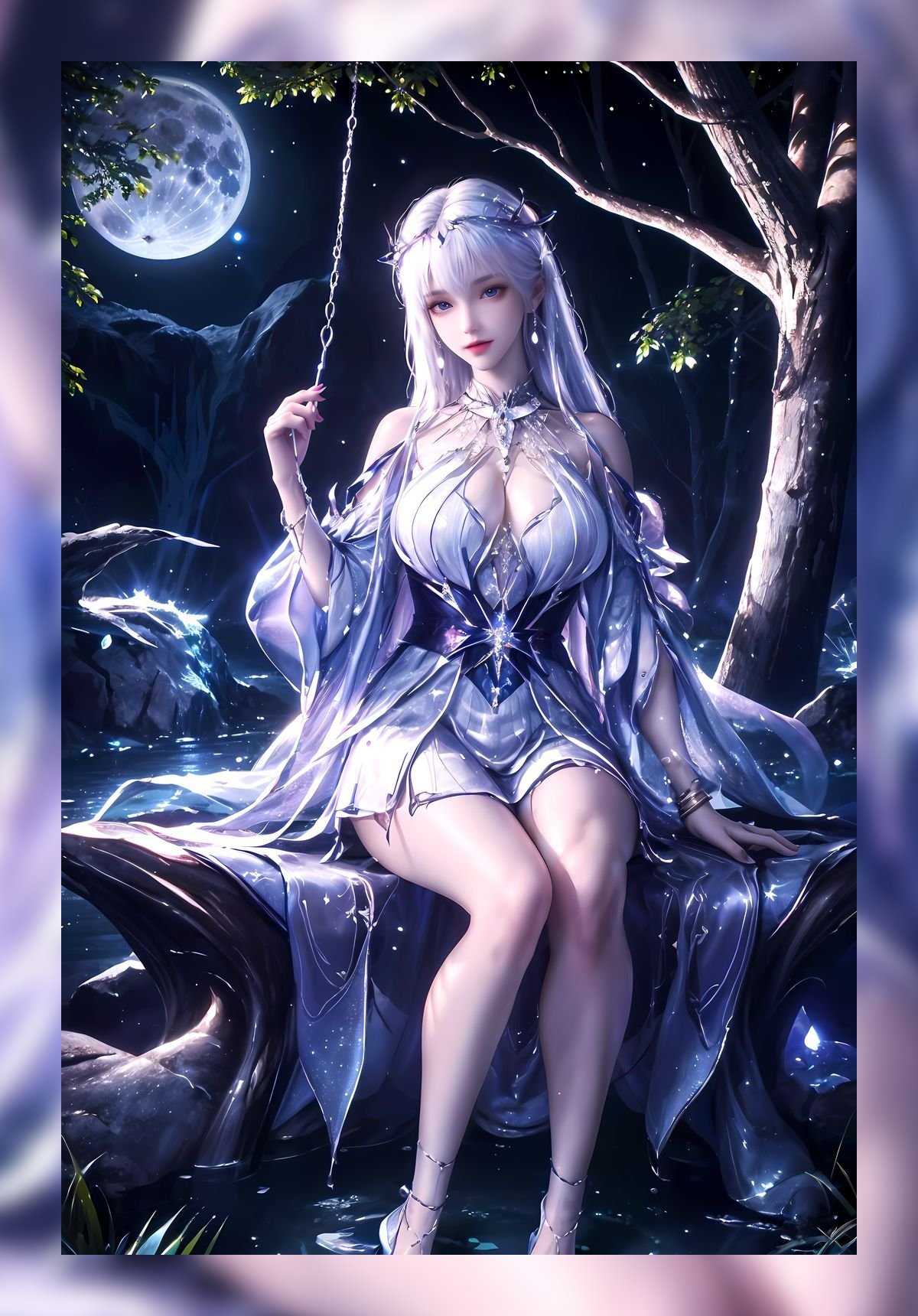 优秀的ai作品神印王座圣采儿高清8k整理打包