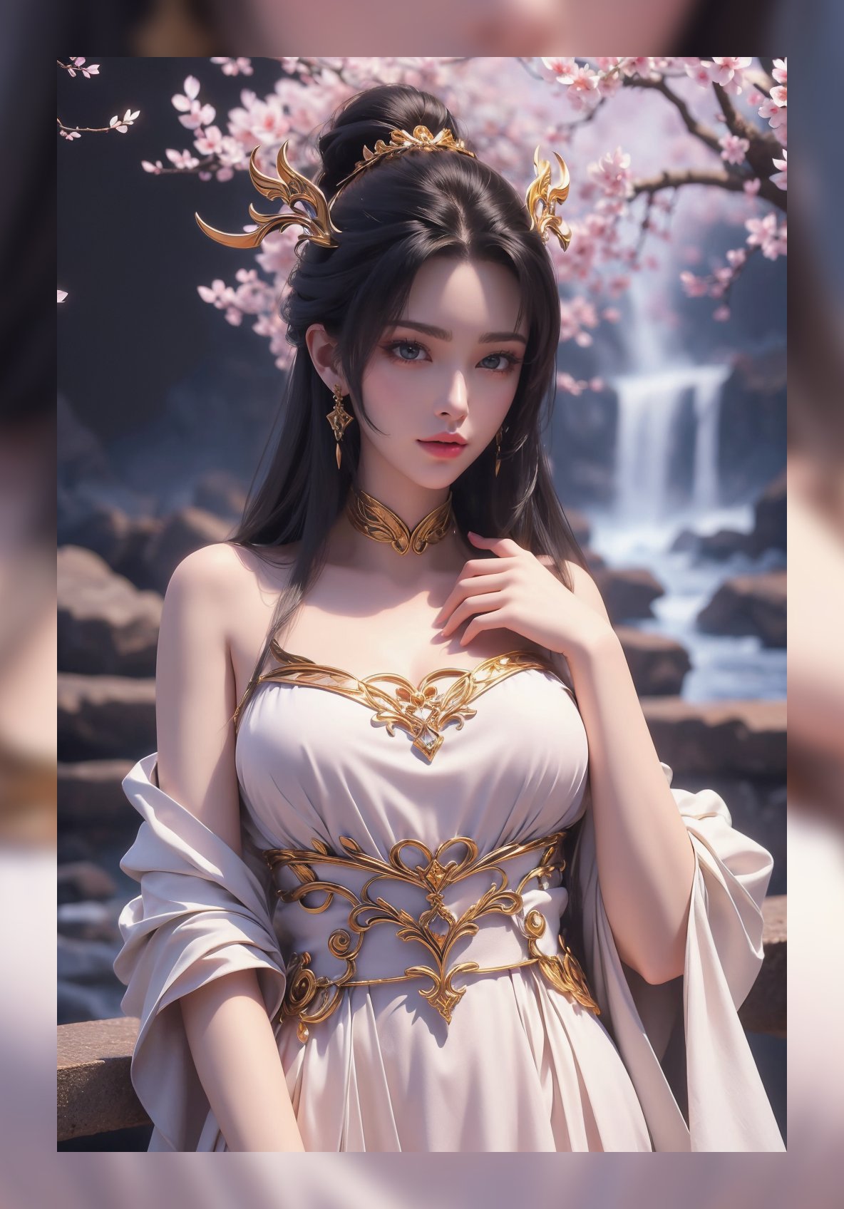 高品质ai美女完美世界天狐仙子6k壁纸下载