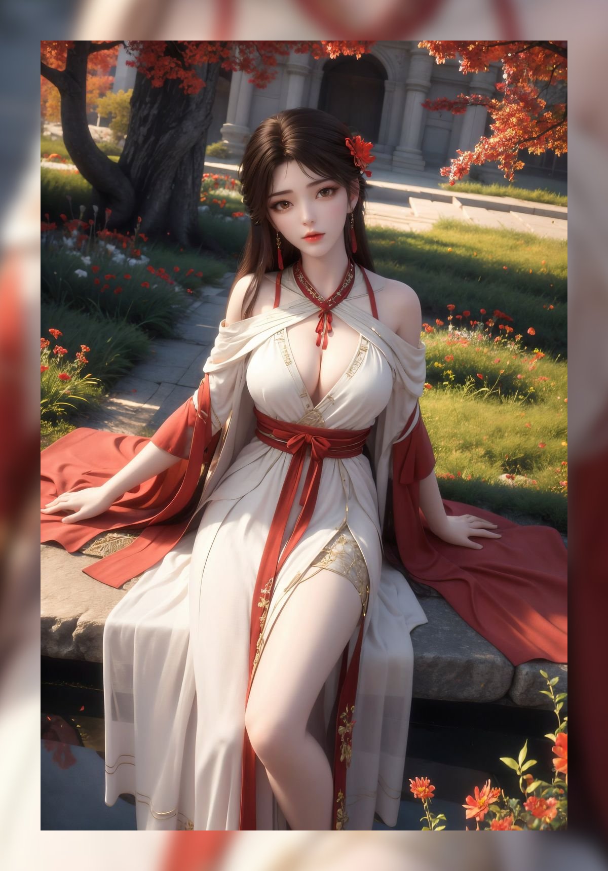 优秀的ai生成完美世界火灵儿超清晰4k压缩包下载