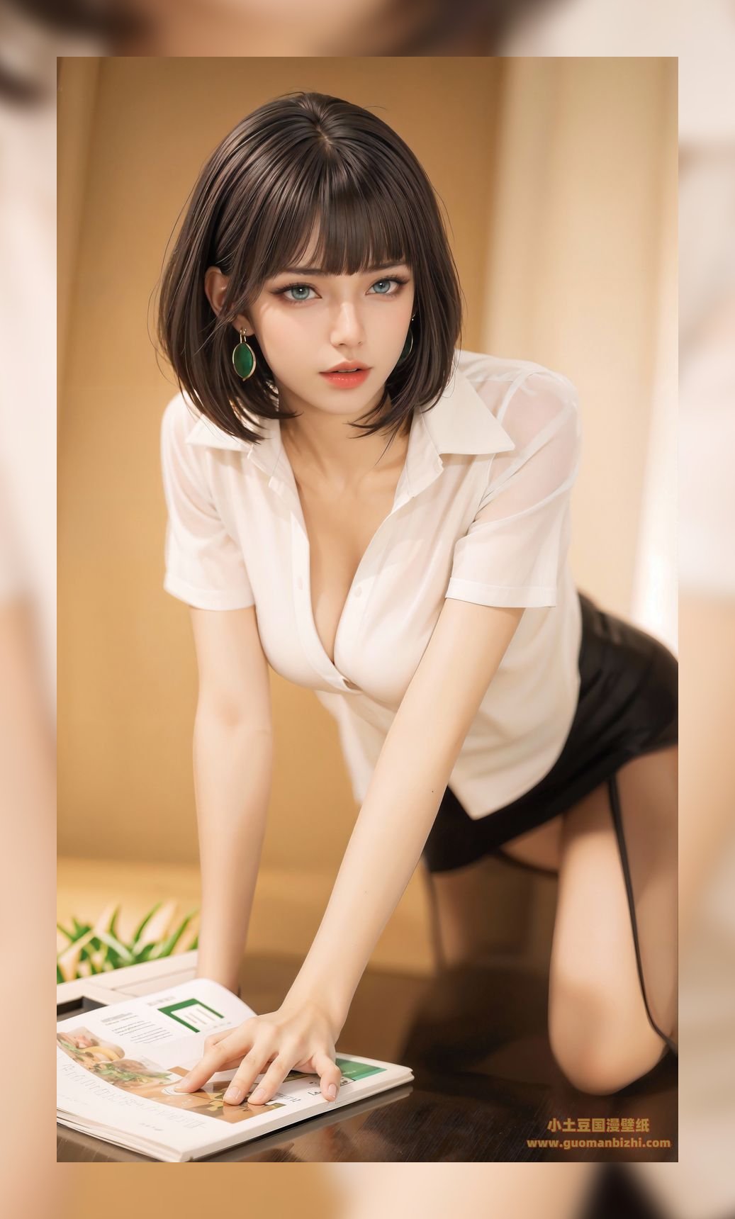 高品质ai桌面吞噬星空姬青高质量4k图包壁纸