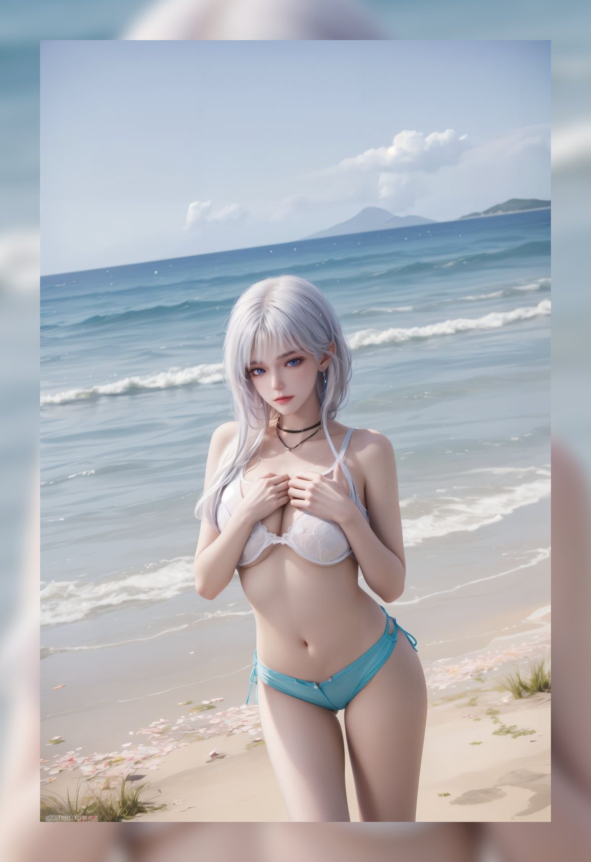 优秀的ai桌布神印王座圣采儿精美8k压缩打包