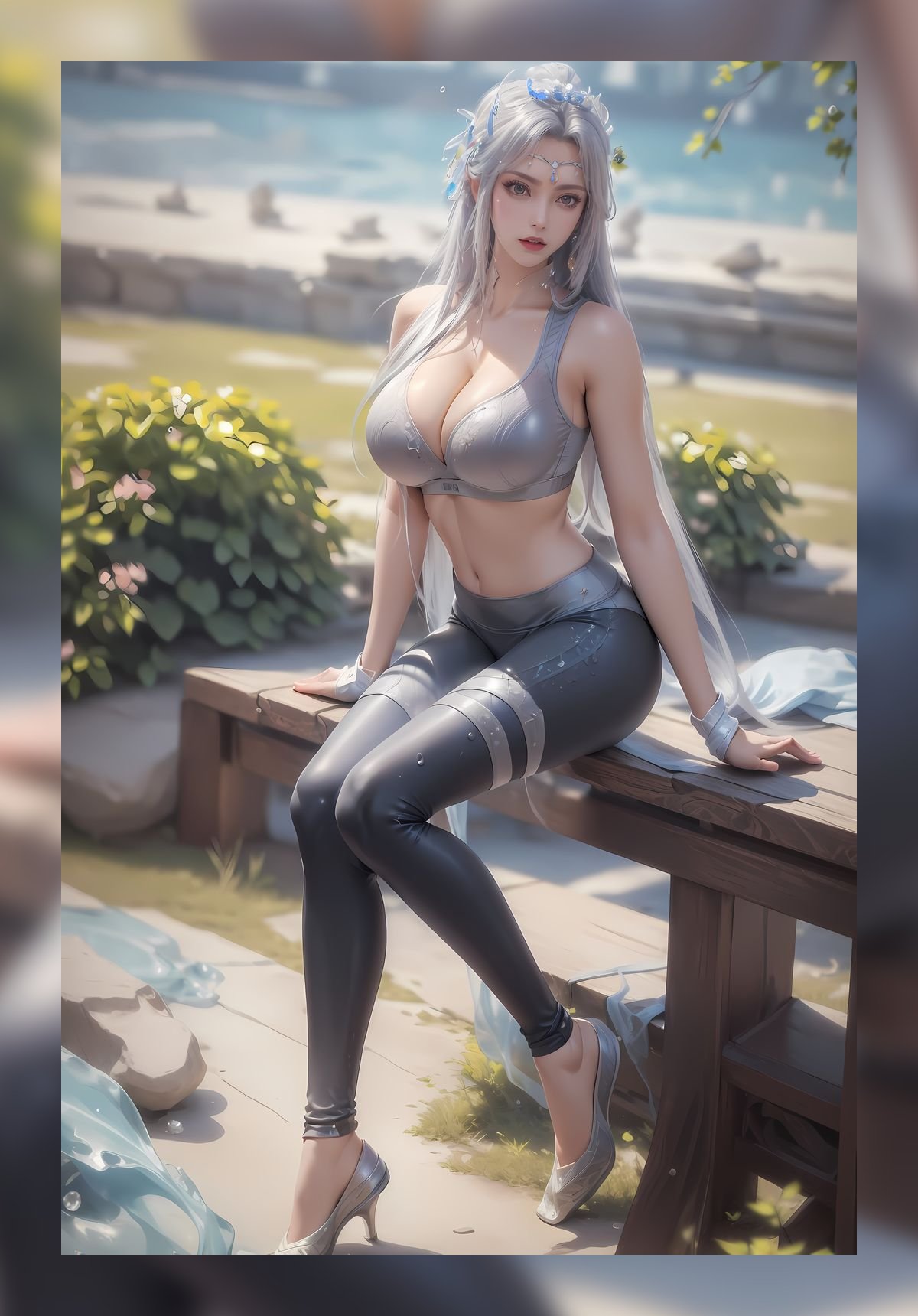 精美的ai女神百炼成神宁雨蝶超清晰8k打包壁纸