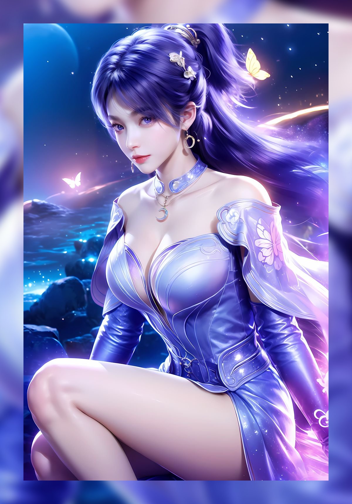 火爆ai美女遮天姬紫月高分辨率8k壁纸打包