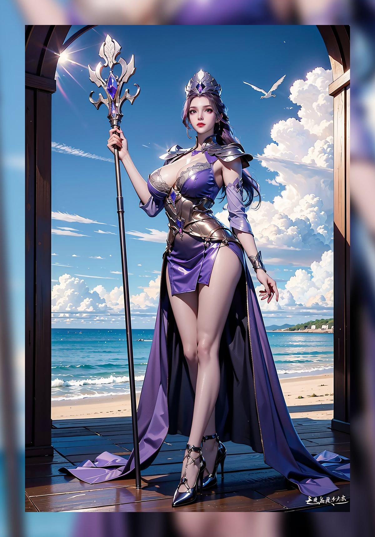 炸裂的素材斗罗大陆比比东6k图包壁纸