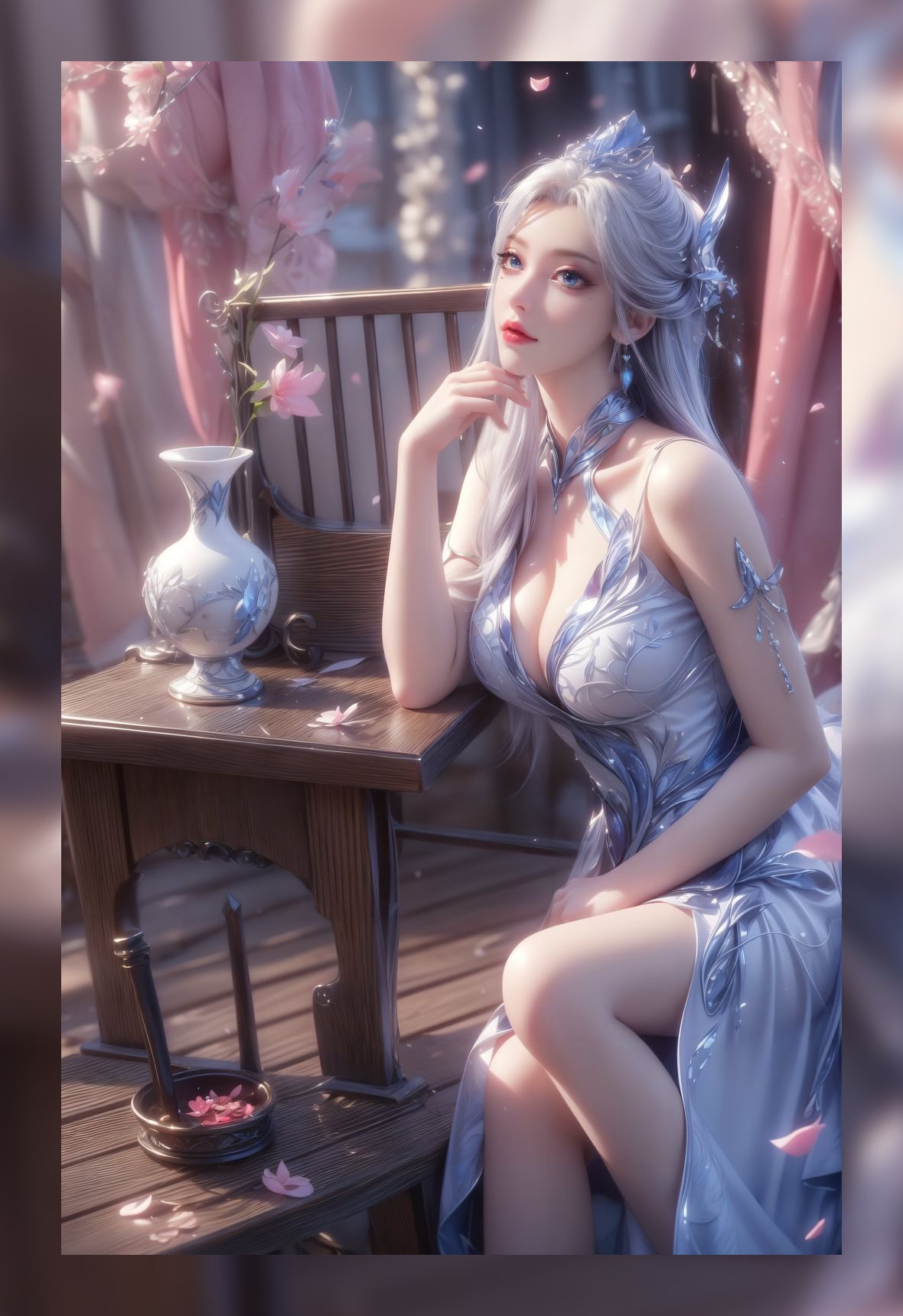 精致ai绘画百炼成神宁雨蝶优质6k图包下载