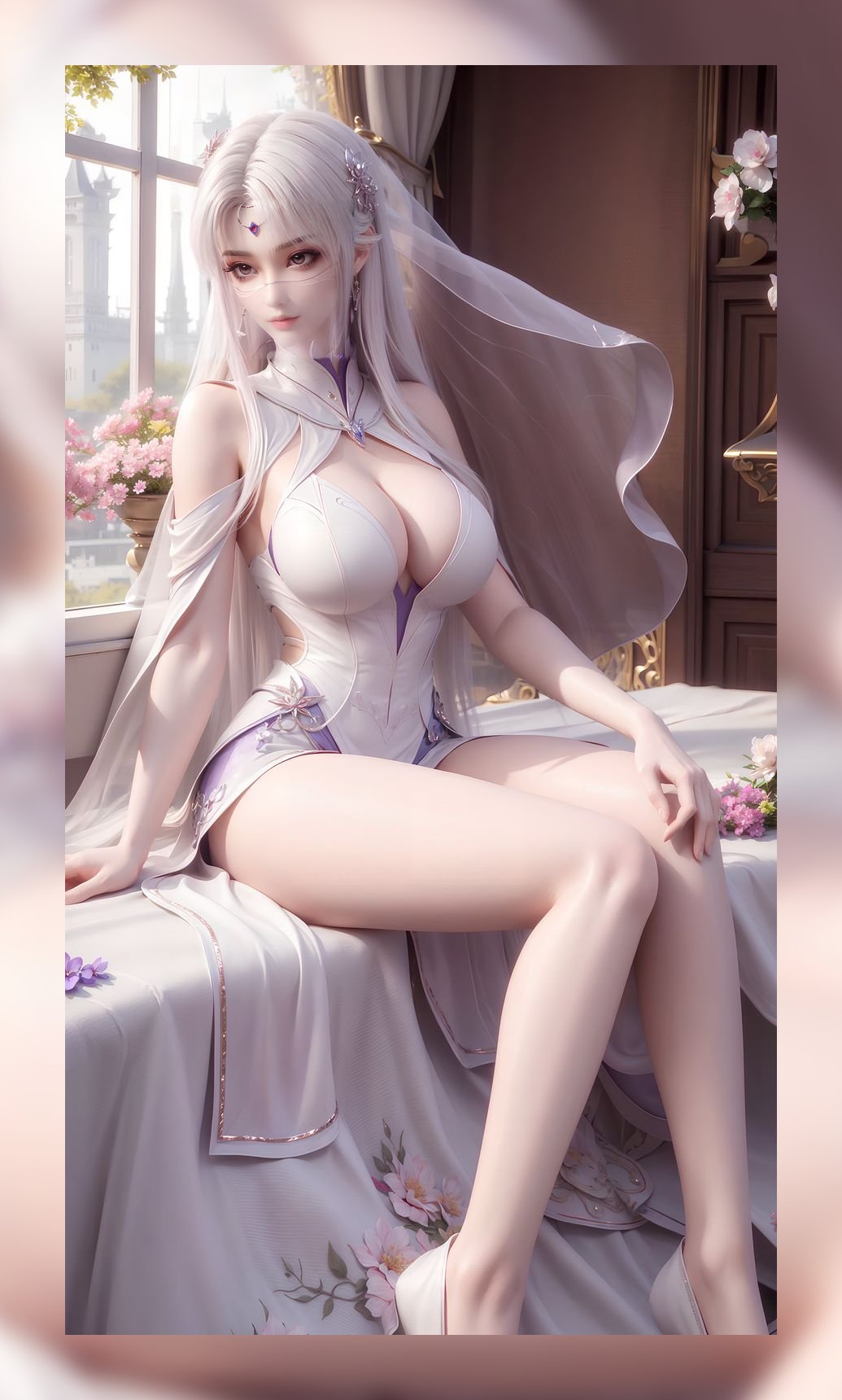 炸裂的ai女神斗破苍穹小医仙6k图包壁纸