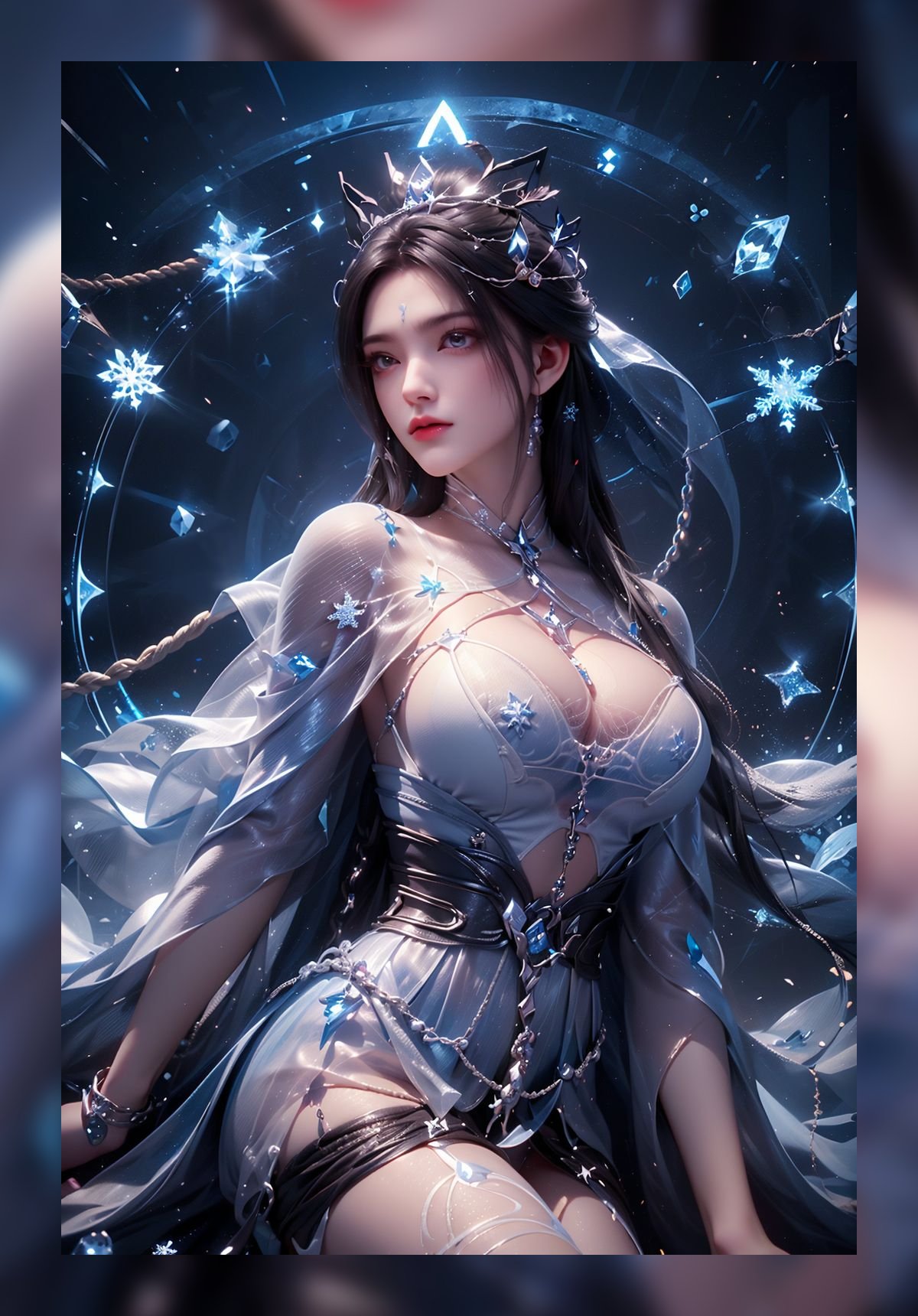 炸裂的ai桌布诛仙陆雪琪高质量4k壁纸下载