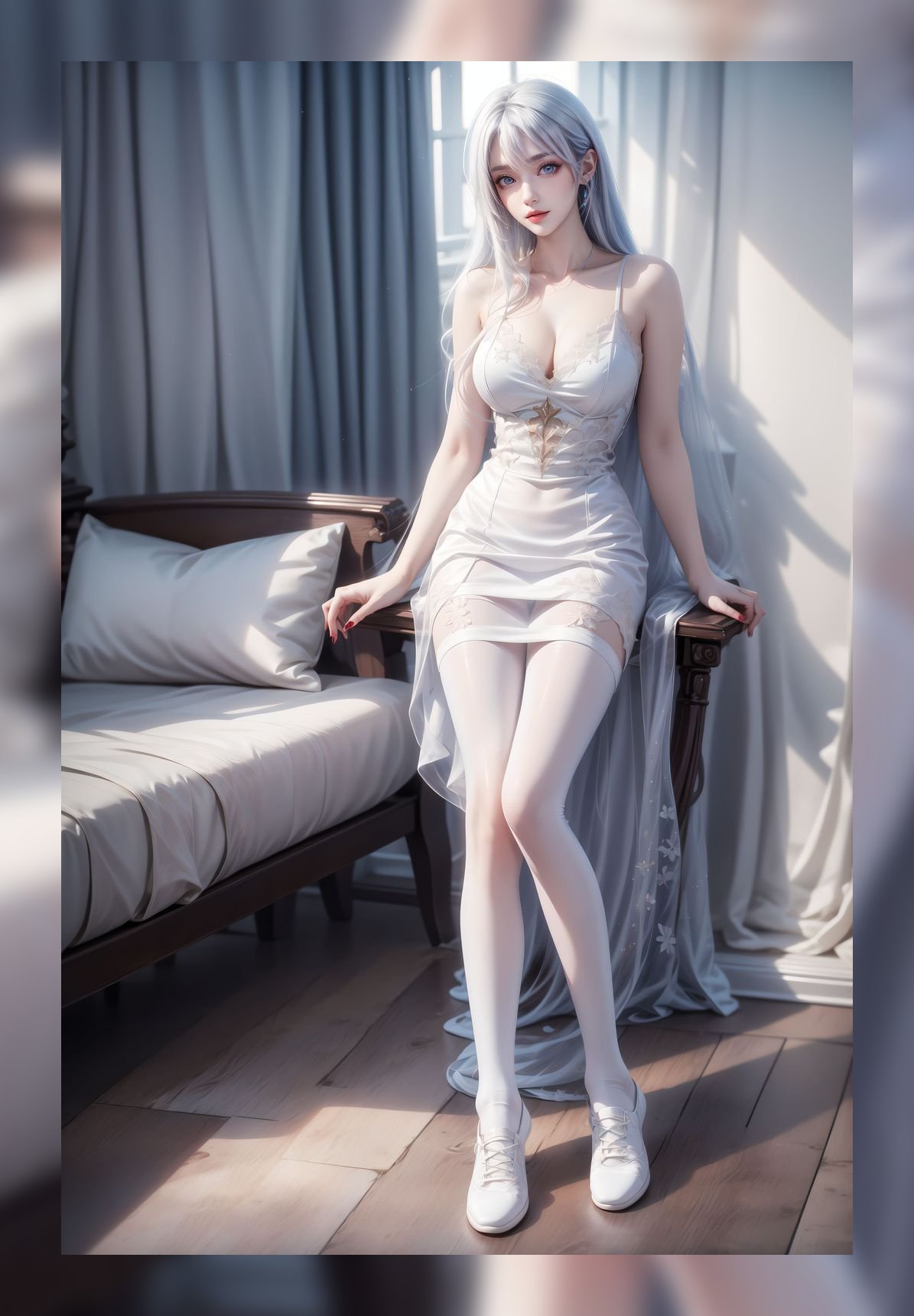 优秀作品ai素材神印王座圣采儿高分辨率8k打包下载