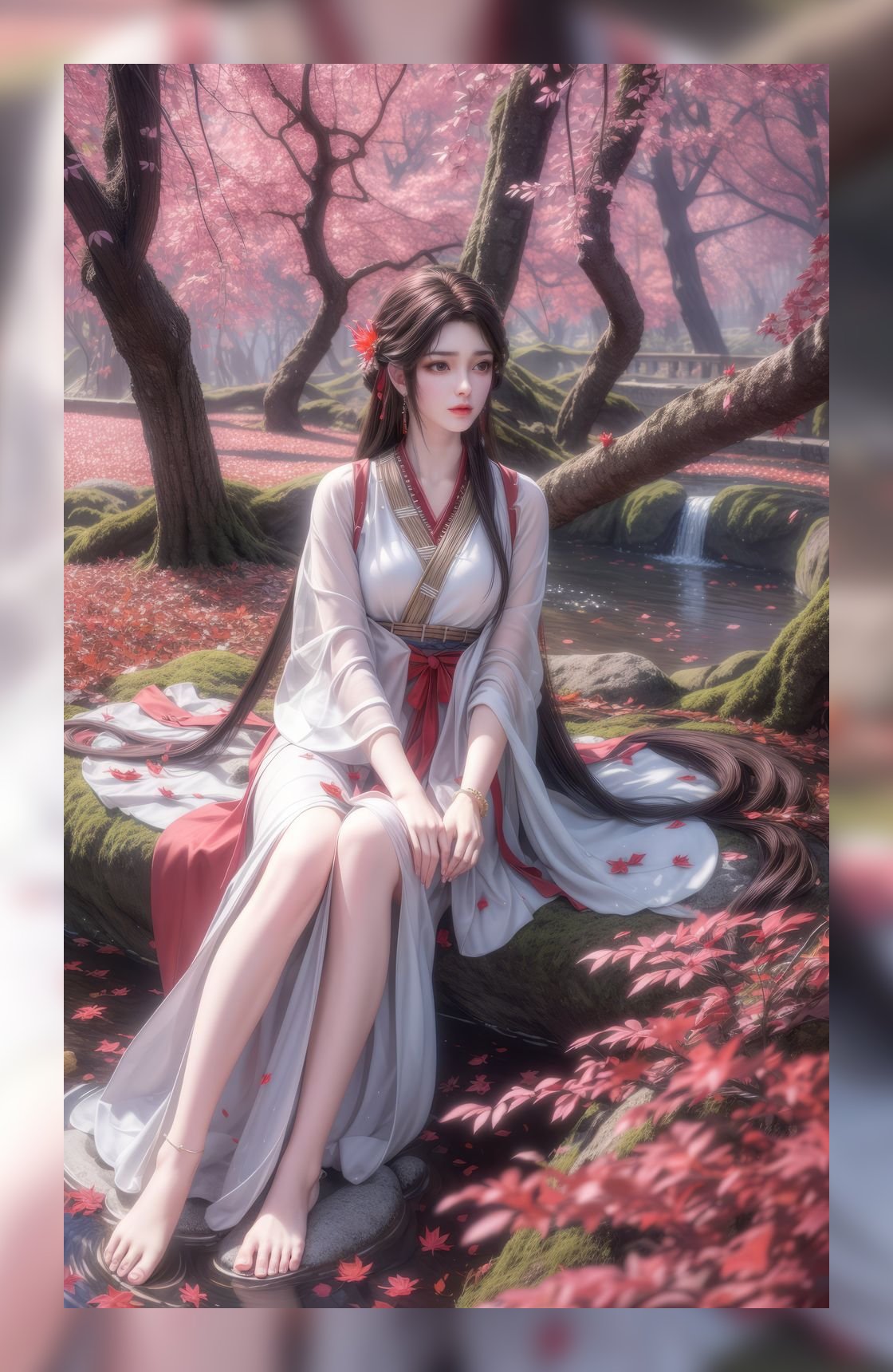 新出炉ai桌面完美世界火灵儿超清晰6k壁纸网盘下载