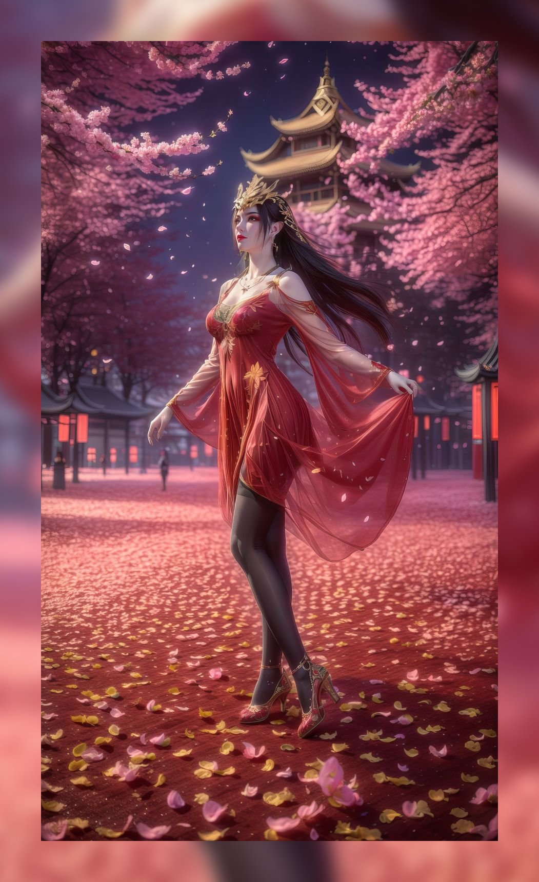 炸裂的ai绘画斗破苍穹美杜莎超清晰8k壁纸网盘下载