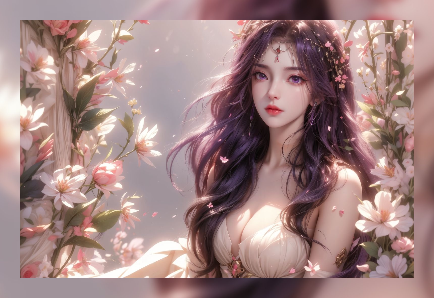 炫酷的ai女生完美世界云曦精美6k图包壁纸