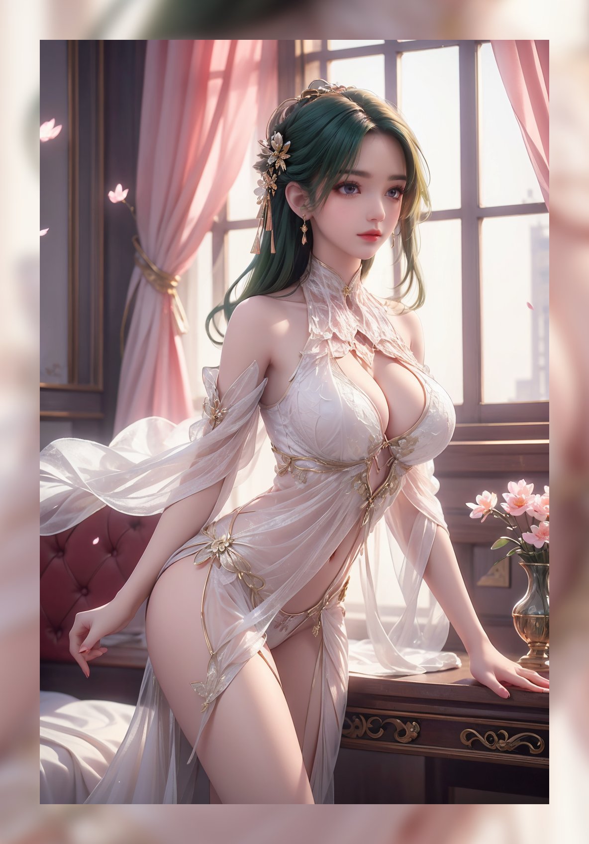 炸裂的ai女神完美世界芙蕖超清晰4k壁纸网盘下载