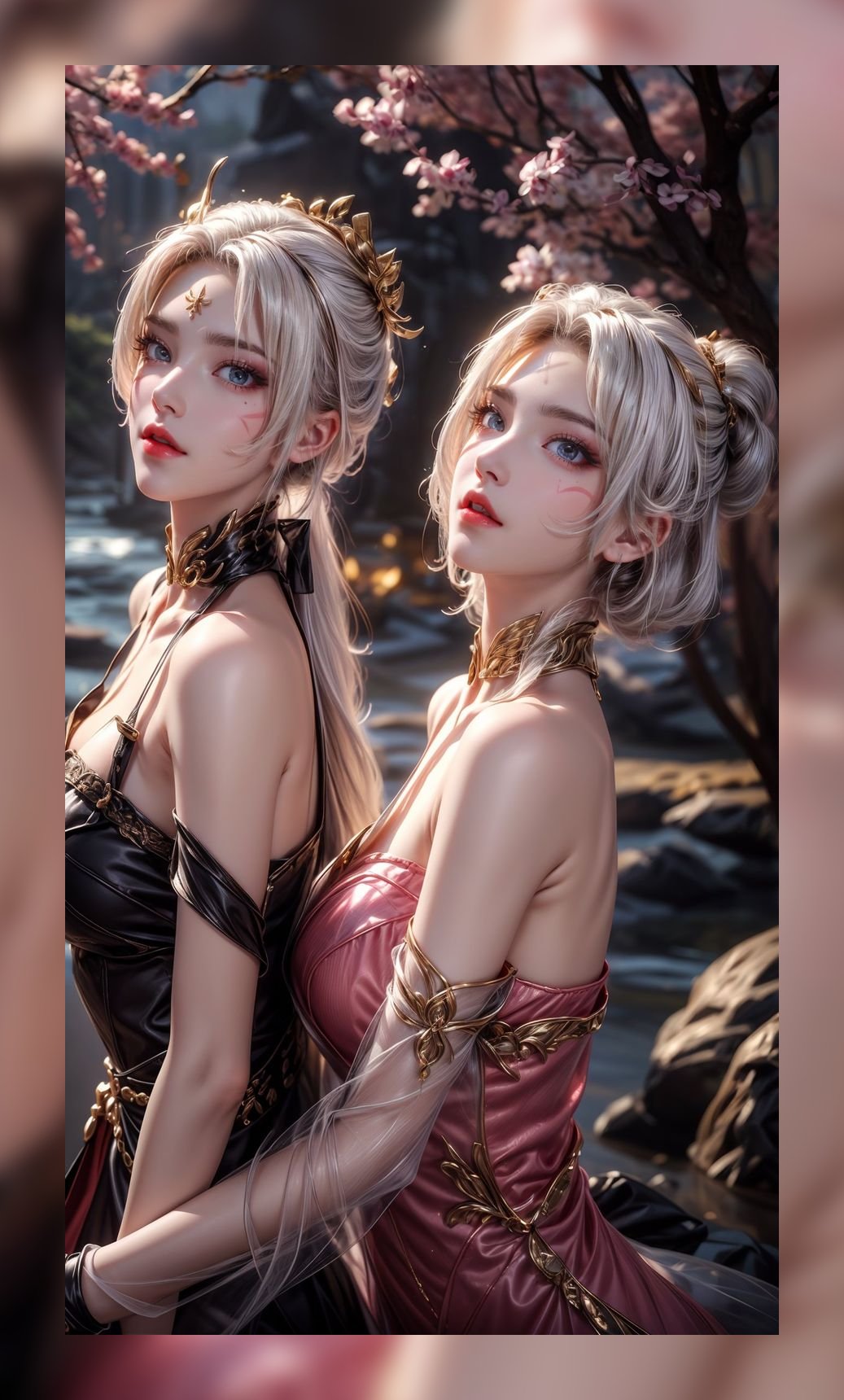 炫酷的ai美女完美世界天狐仙子超清8k压缩打包