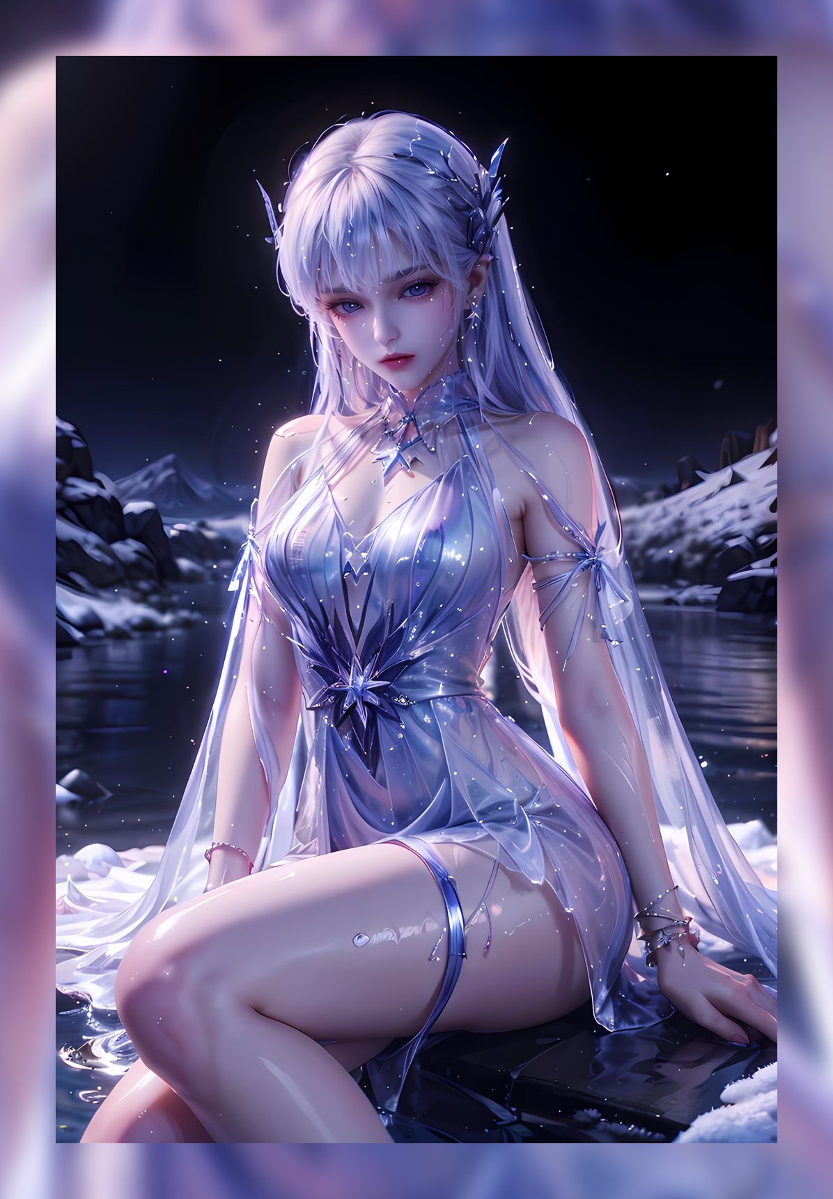 炸裂的ai作品神印王座圣采儿6k整理下载