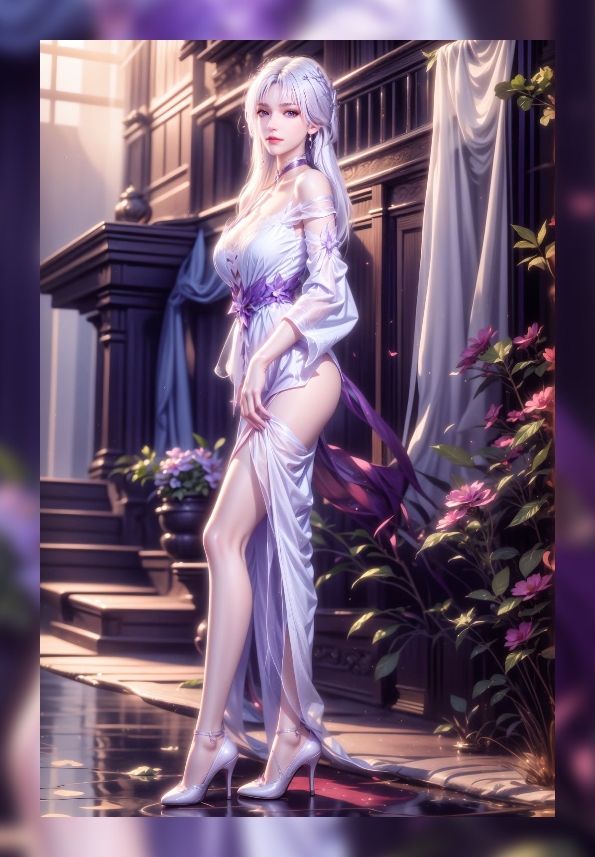 炸裂的ai素材神印王座圣采儿6k图包打包