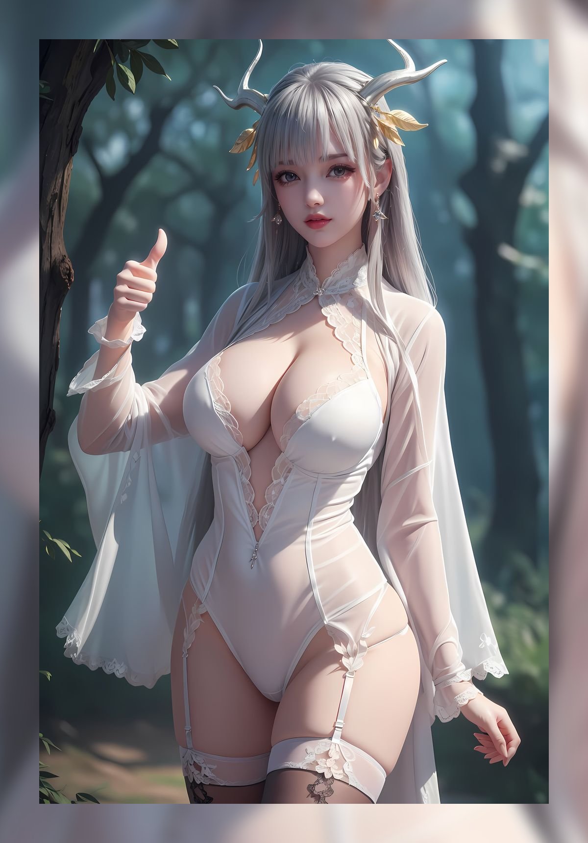 国潮建模身材完美世界虚天神藤超清8k图包打包