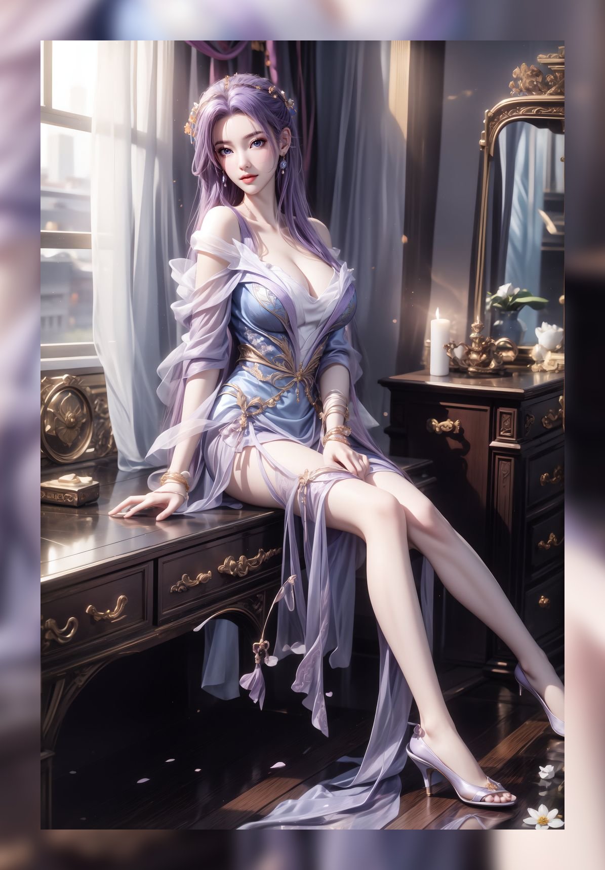 炫酷的ai女神师兄啊师兄云霄优质6k壁纸打包