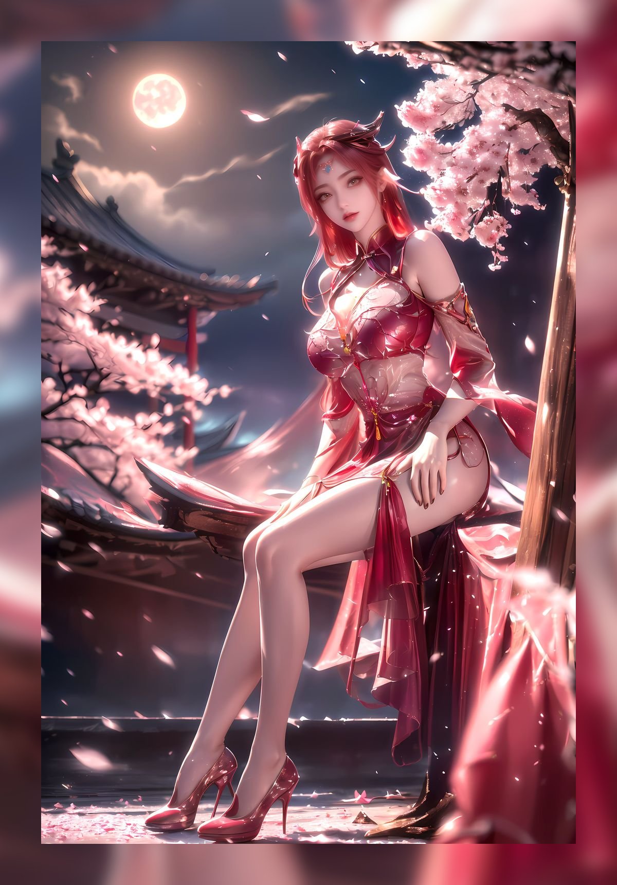 火爆素材百炼成神妖夜高质量6k打包壁纸