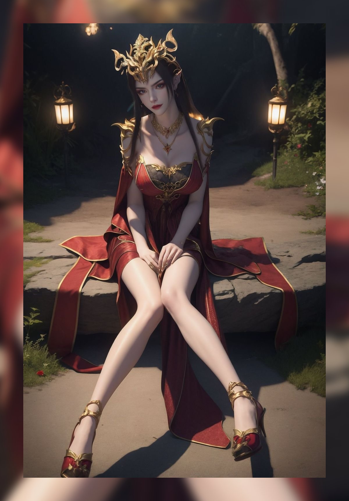 优秀作品ai女生斗破苍穹美杜莎超清8k壁纸下载