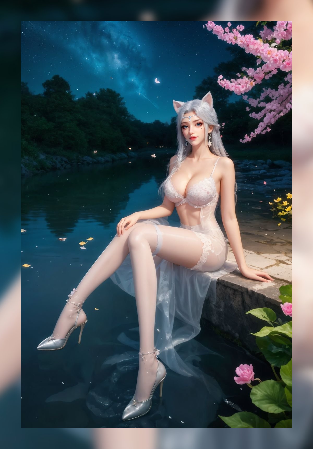 最新ai素材百炼成神宁雨蝶高质量6k图包壁纸