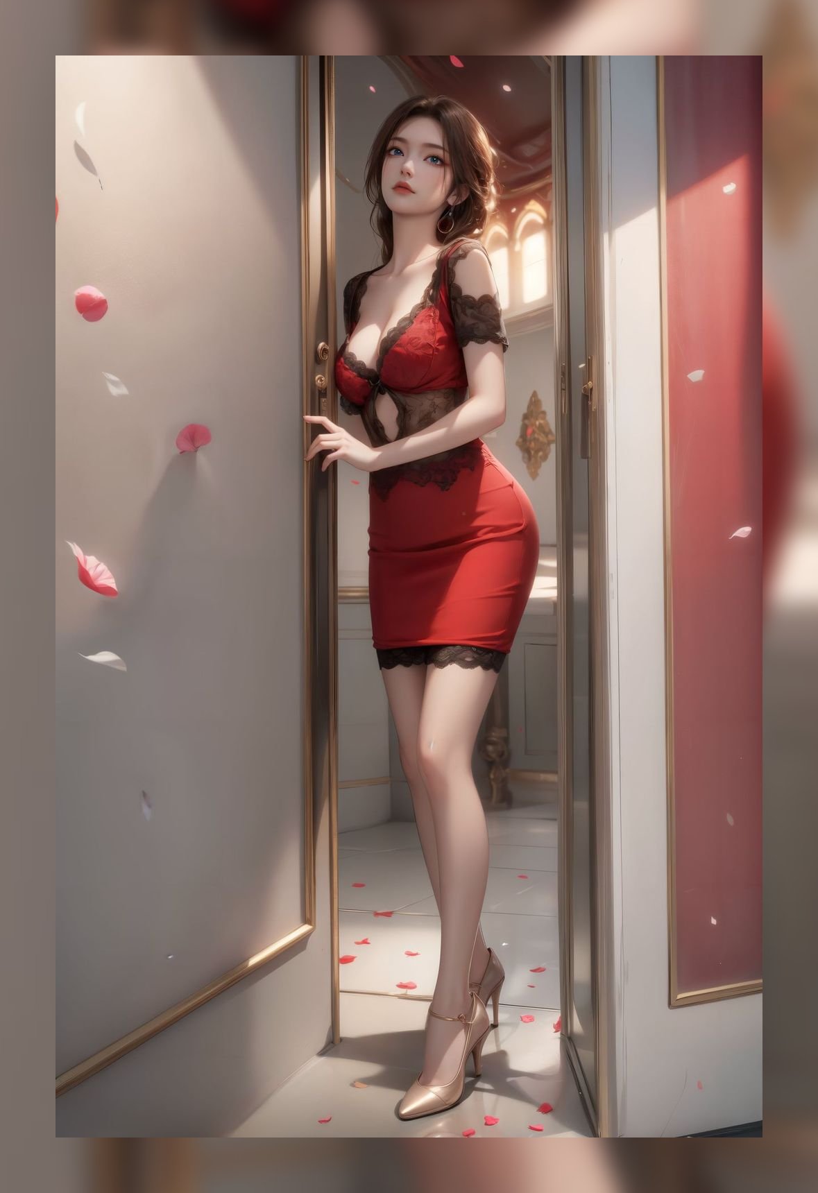 优秀作品ai女生元龙蔷薇6k图包打包