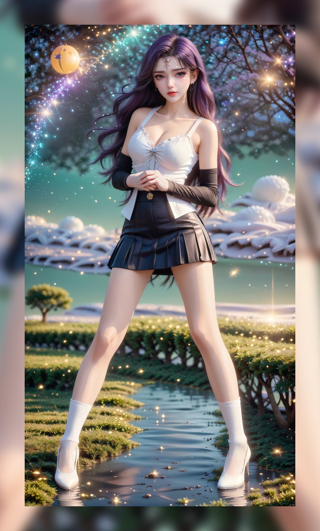 精美的ai生成完美世界云曦超清8k图包下载