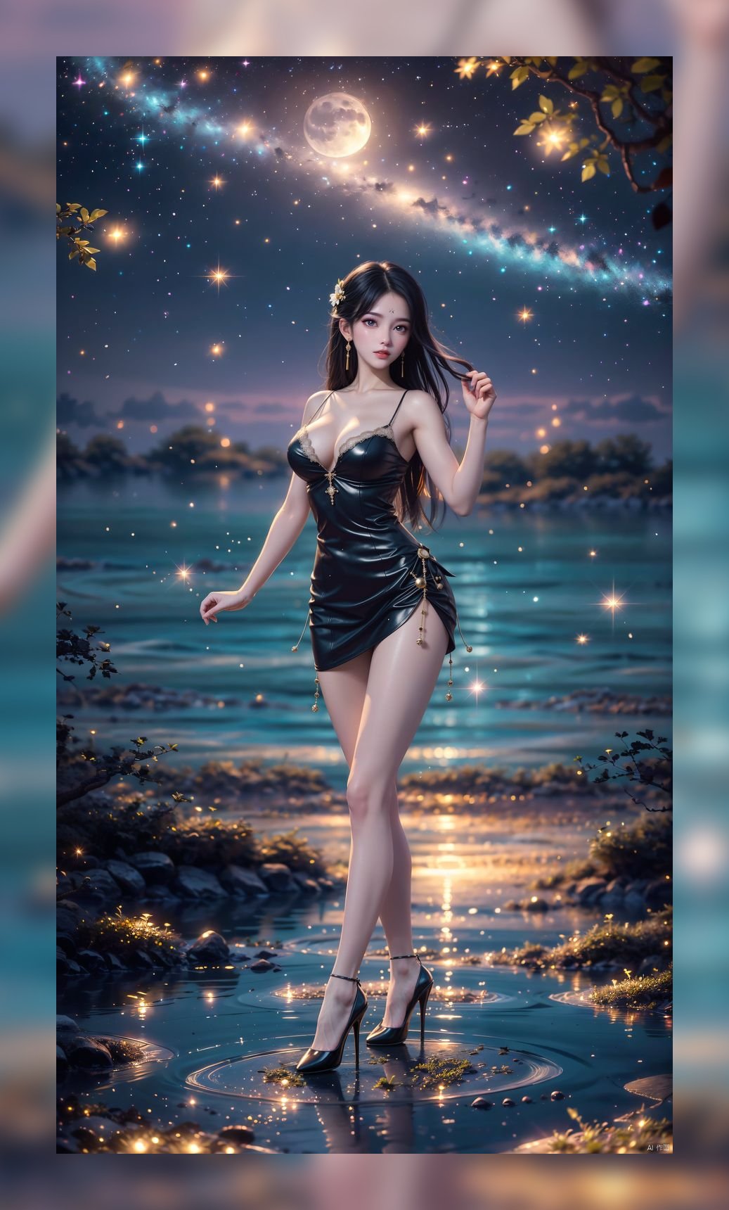 精美的ai壁纸完美世界月婵超清晰8k壁纸下载