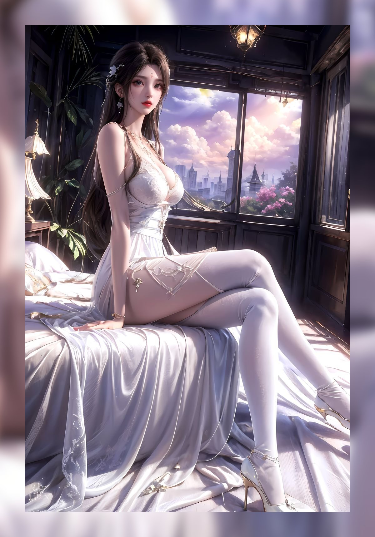 炸裂的ai素材完美世界清漪高分辨率6k图包打包