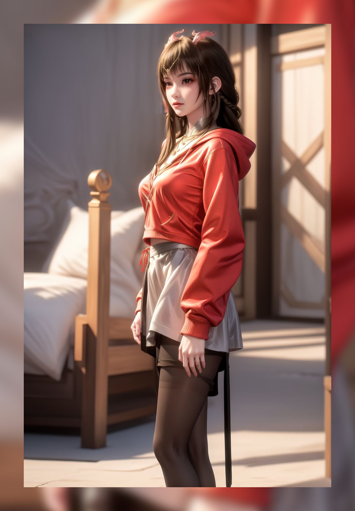 精美的ai美女百炼成神云落高分辨率4k压缩包下载