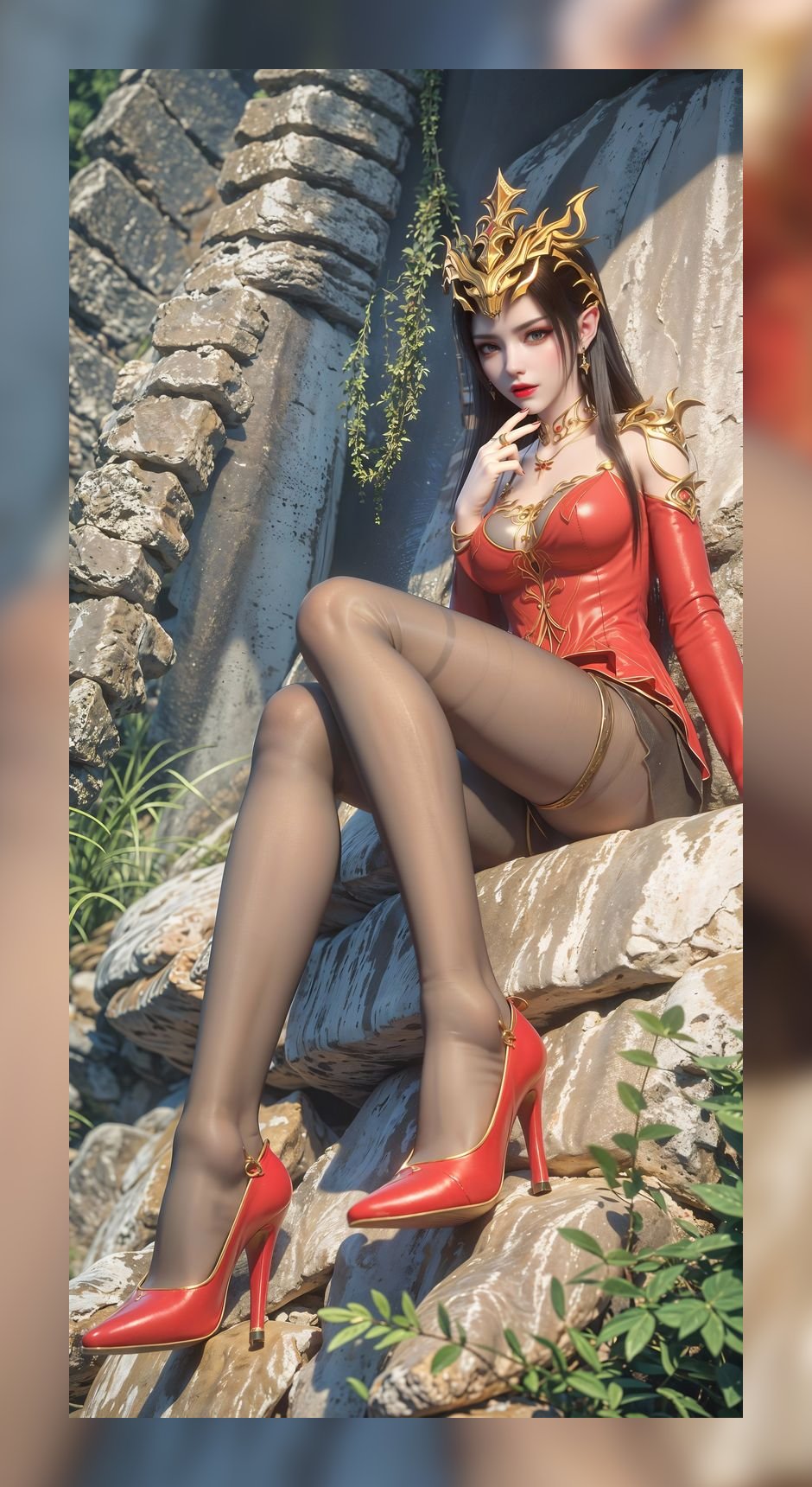 炫酷的ai壁纸斗破苍穹美杜莎超清8k合集壁纸