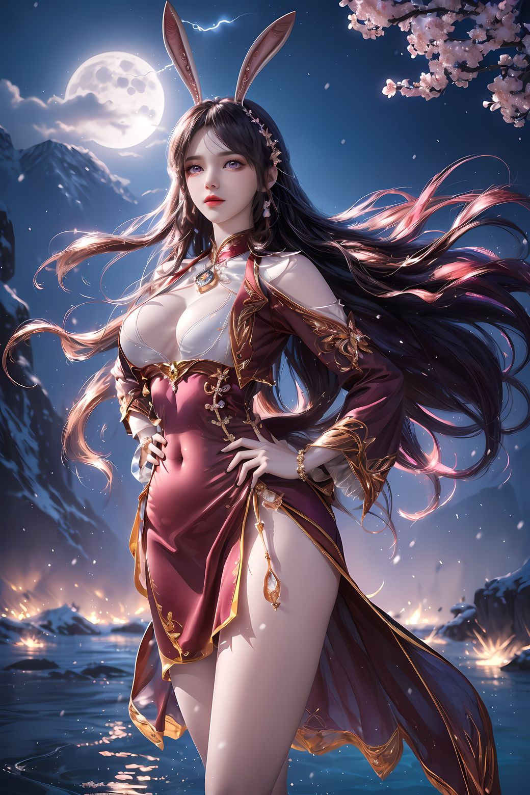 最新ai作品绝世唐门江楠楠精美8k合集壁纸