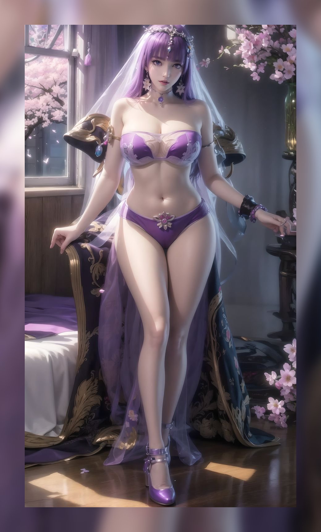 炫酷的ai美女秦时明月少司命高清8k图包壁纸